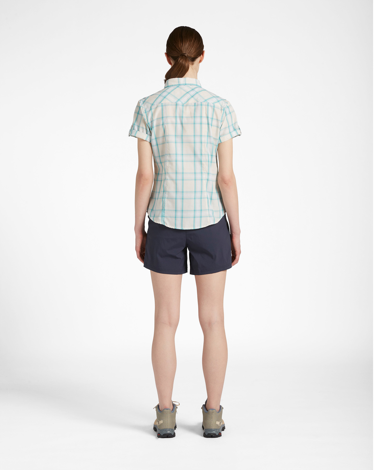 Camicia 8848 ROLL-UP CHECK W - Bianco - 2 | Cisalfa Sport