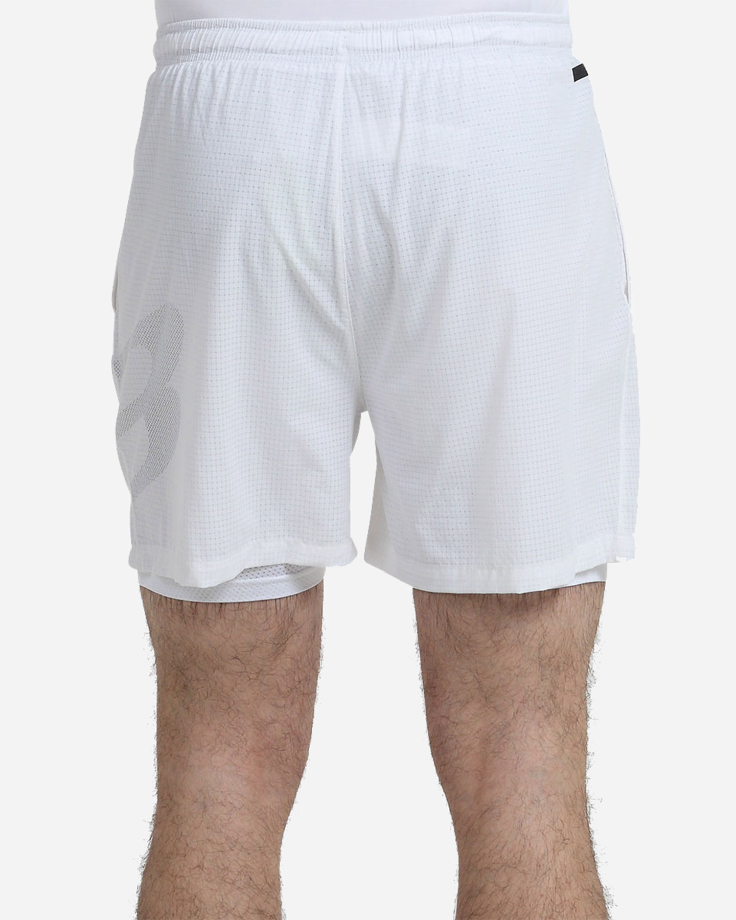 Pantaloncini tennis BULLPADEL USELA PADEL M - Bianco - 3 | Cisalfa Sport