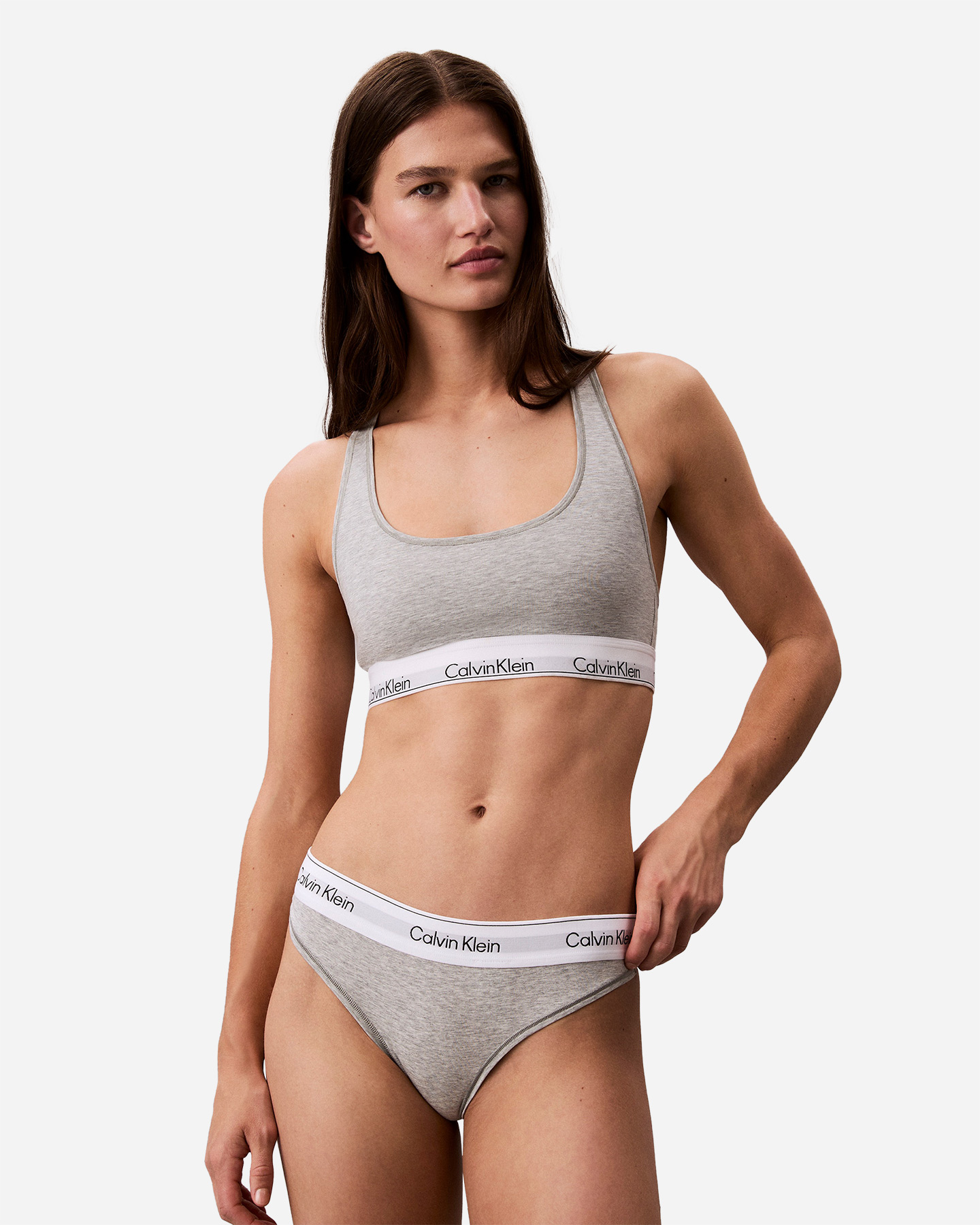 Intimo CALVIN KLEIN UNDERWEAR SLIP THONG W - Grigio - 1 | Cisalfa Sport