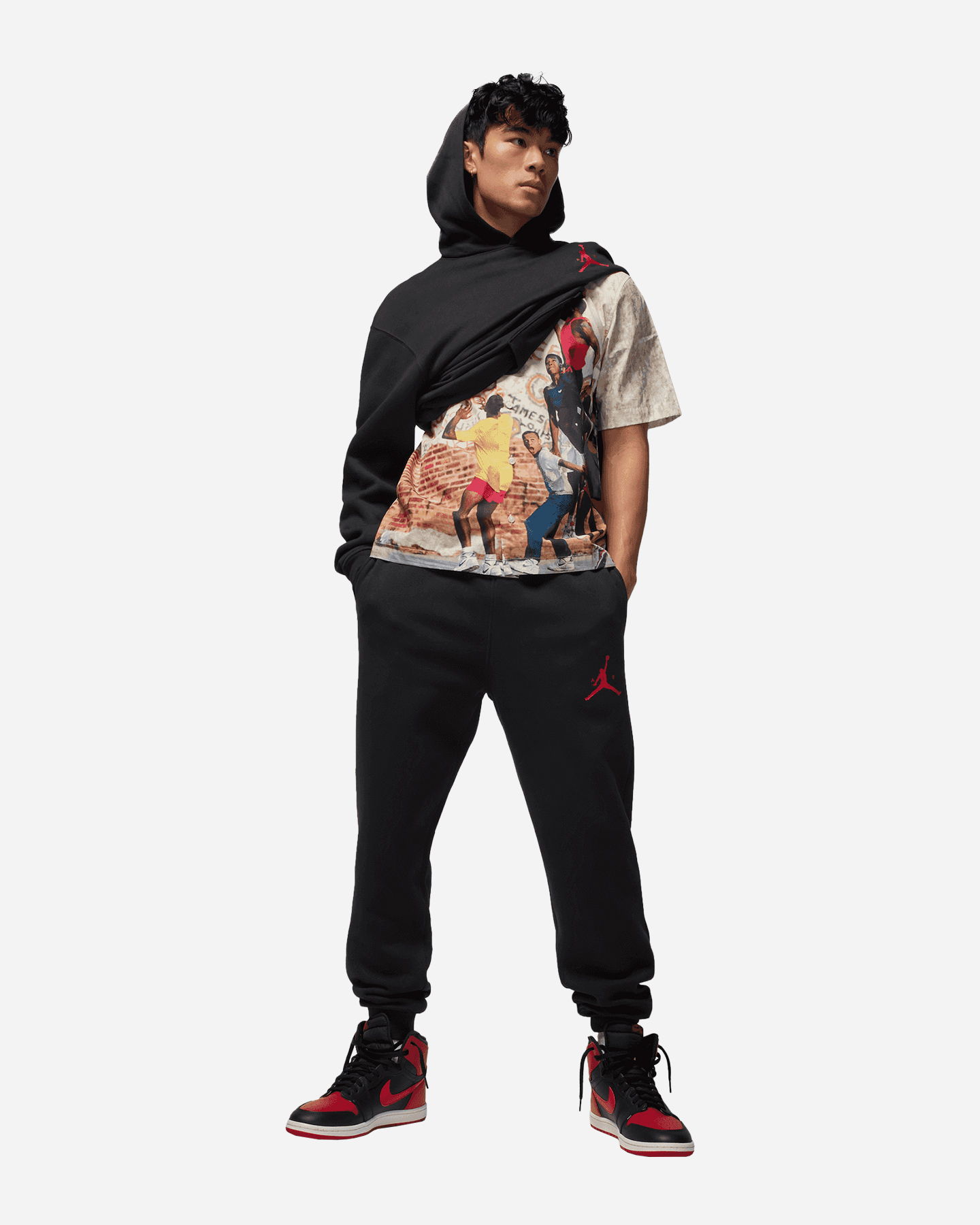 Pantalone NIKE JORDAN BIG LOGO M - Nero - 2 | Cisalfa Sport