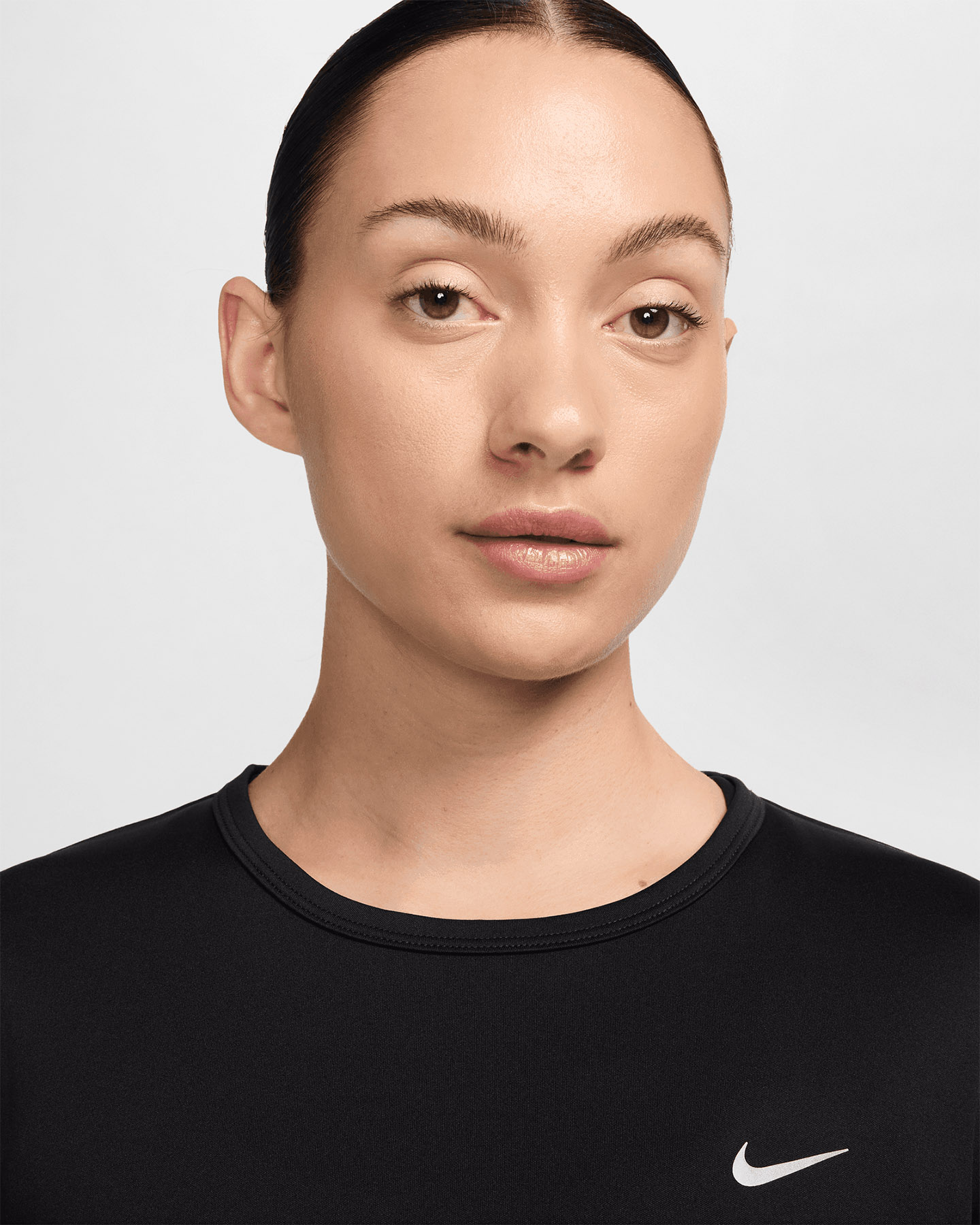 T-shirt running NIKE TEMPO DRI FIT W - Nero - 2 | Cisalfa Sport