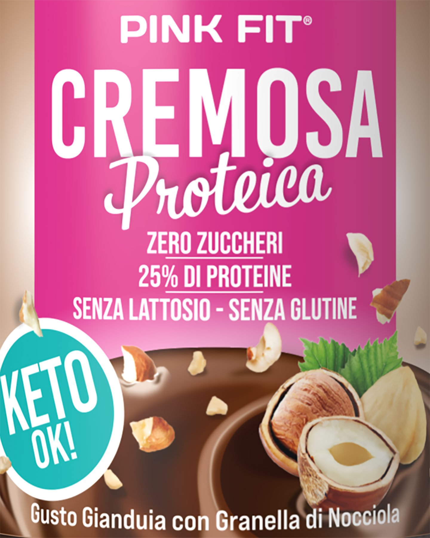Energetico PROACTION CREMA GIANDUIA GRANELLA 300 G  - Color mix - 1 | Cisalfa Sport