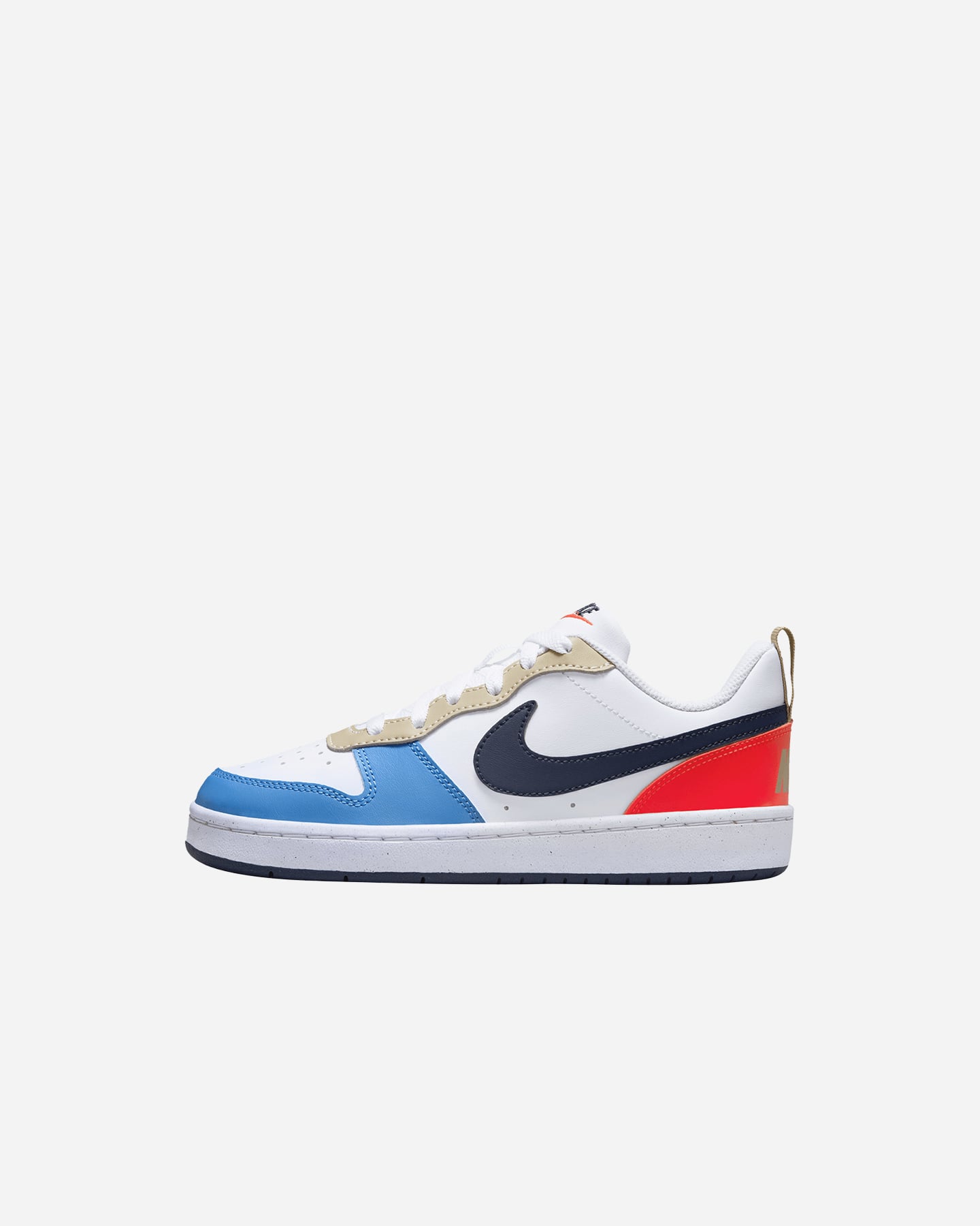 Scarpe sneakers NIKE COURT BOROUGH LOW RECRAFT GS JR - Bianco - 4 | Cisalfa Sport