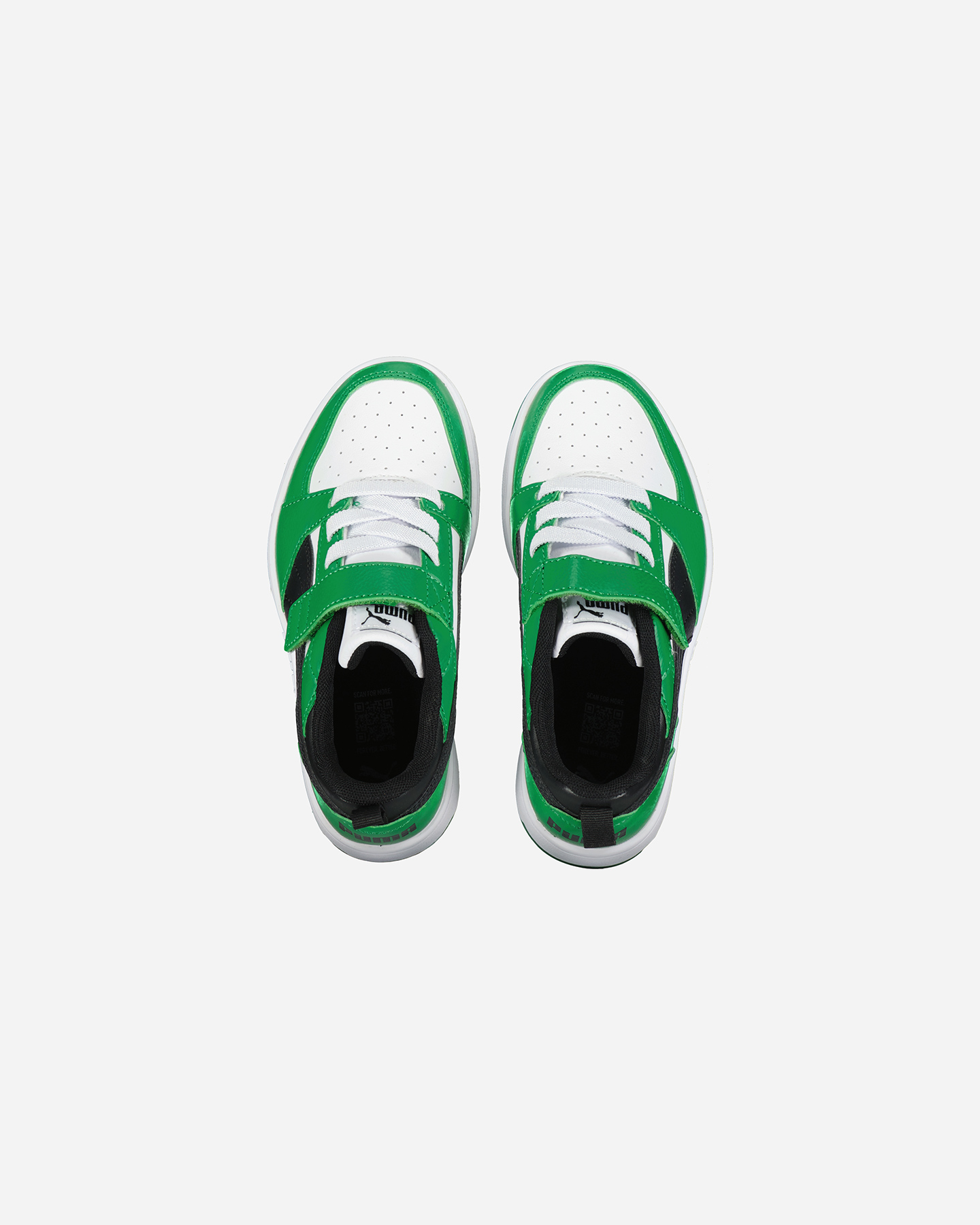 Scarpe sneakers PUMA REBOUND V6 PS JR - Verde - 3 | Cisalfa Sport
