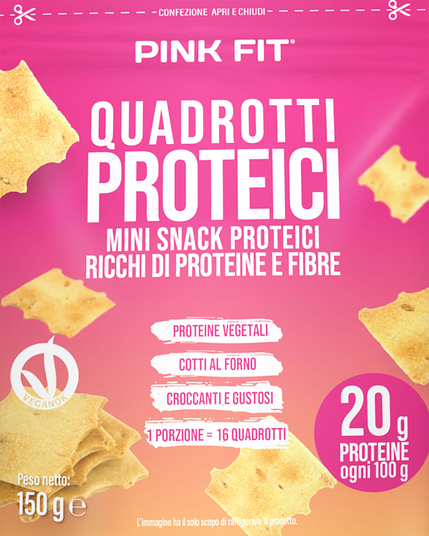 Energetico PROACTION FIT PROTEICI 150 G  - Rosa - 1 | Cisalfa Sport