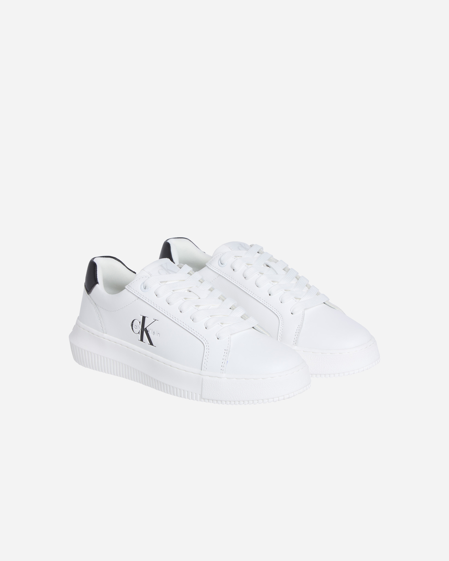 Scarpe sneakers CALVIN KLEIN JEANS CHUNKY CUPSOLE LEATHER W - Bianco - 1 | Cisalfa Sport