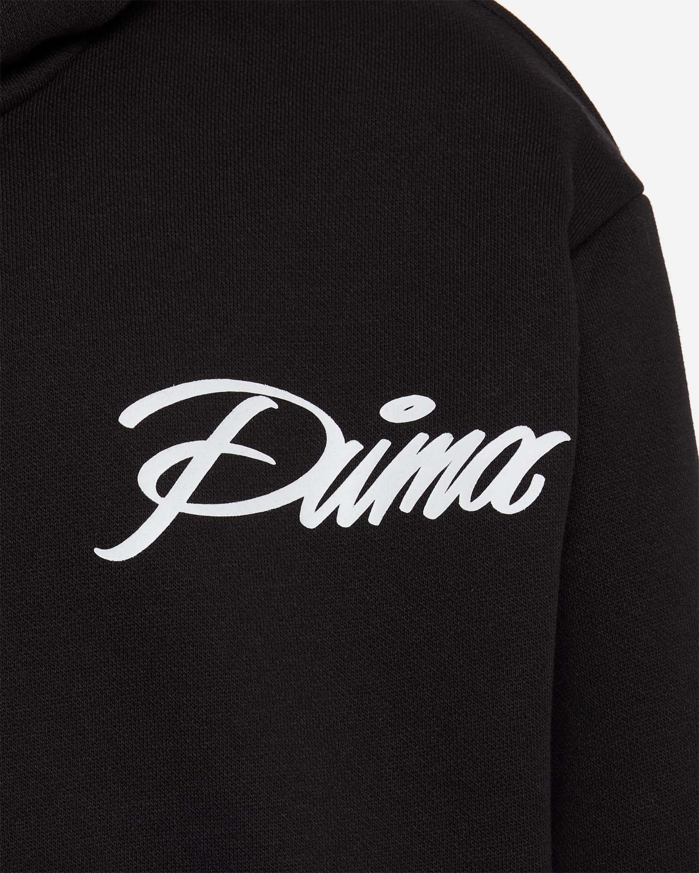 Felpa PUMA RELAXED GRAPHIC JR - Nero - 2 | Cisalfa Sport