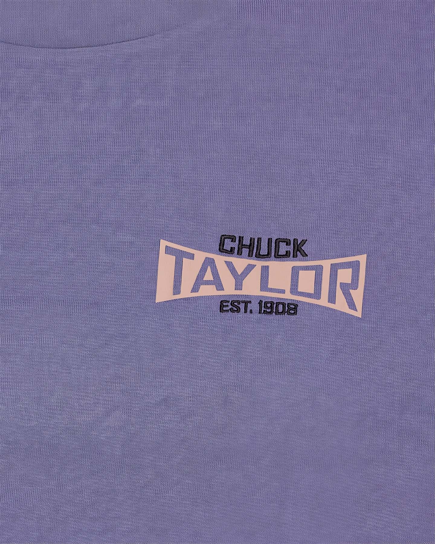 T-shirt CONVERSE CHUCK TAYLOR BACK M - Blu - 2 | Cisalfa Sport