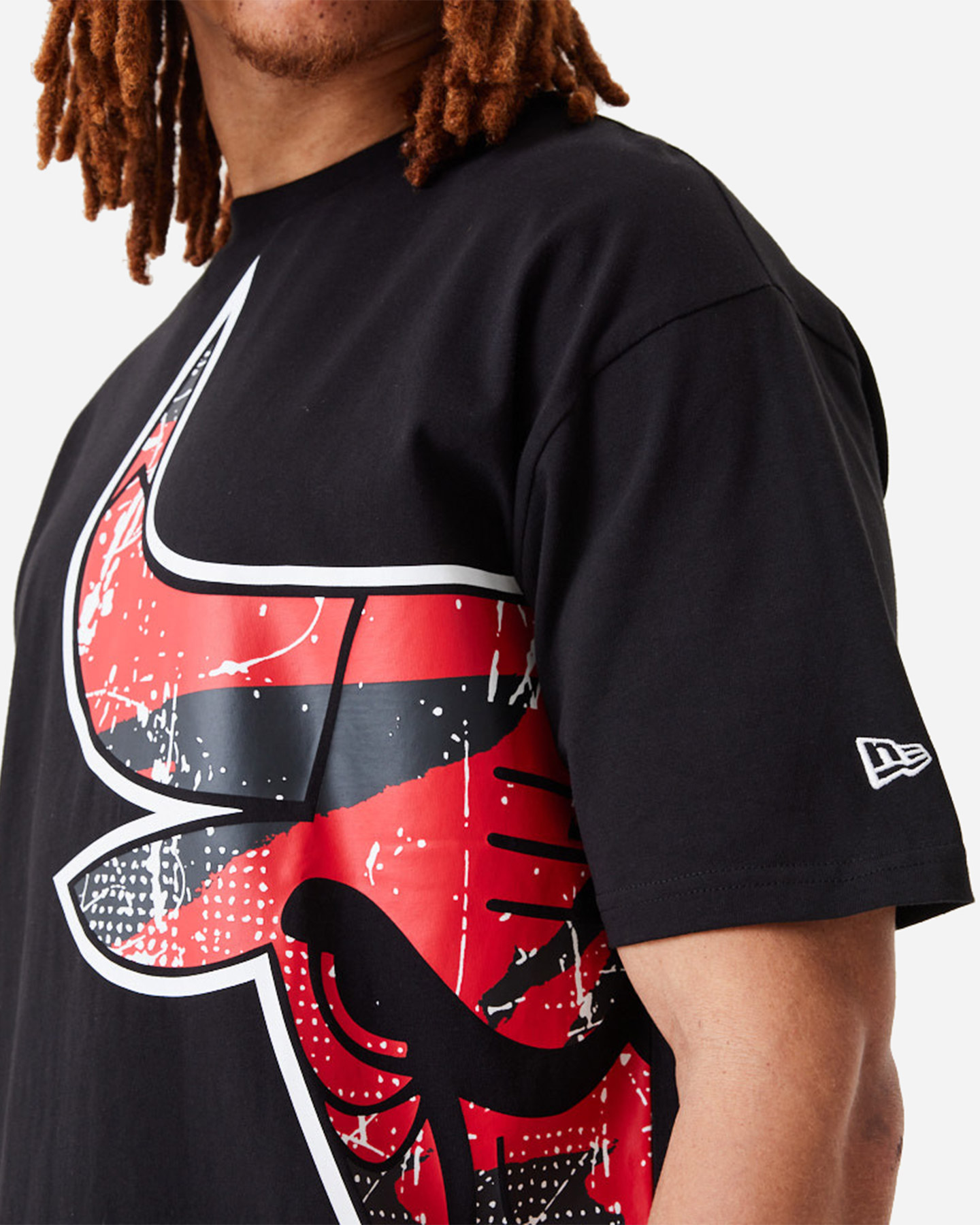T-shirt NEW ERA LARGE LOGO CHICAGO BULLS  - Nero - 2 | Cisalfa Sport