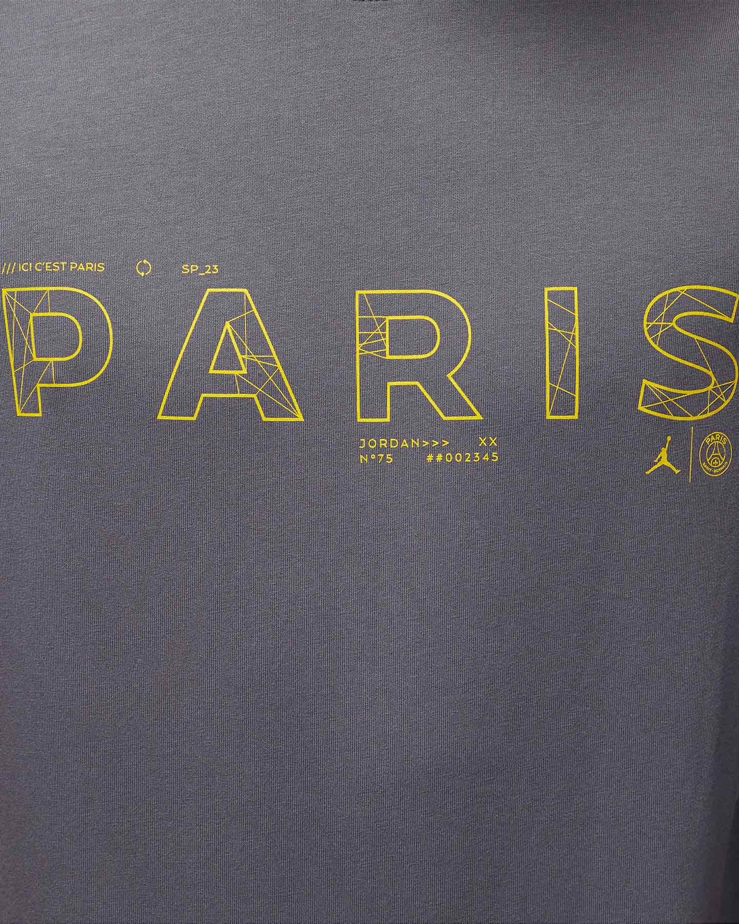 T-shirt NIKE JORDAN PARIS SAINT GERMAIN M - Grigio - 3 | Cisalfa Sport