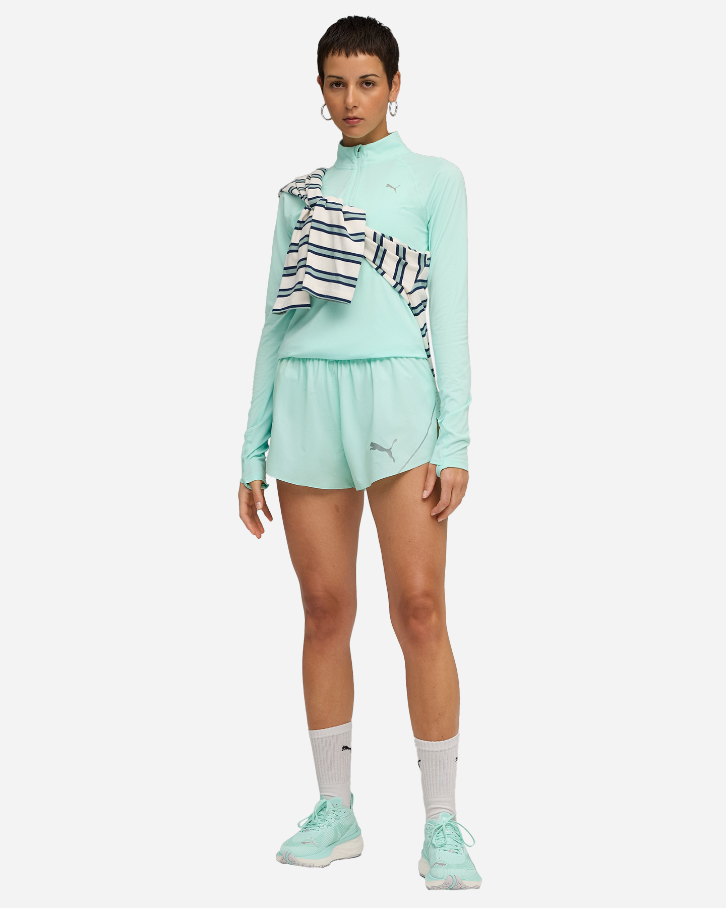 Maglia running PUMA RUN VELOCITY W - Azzurro - 4 | Cisalfa Sport