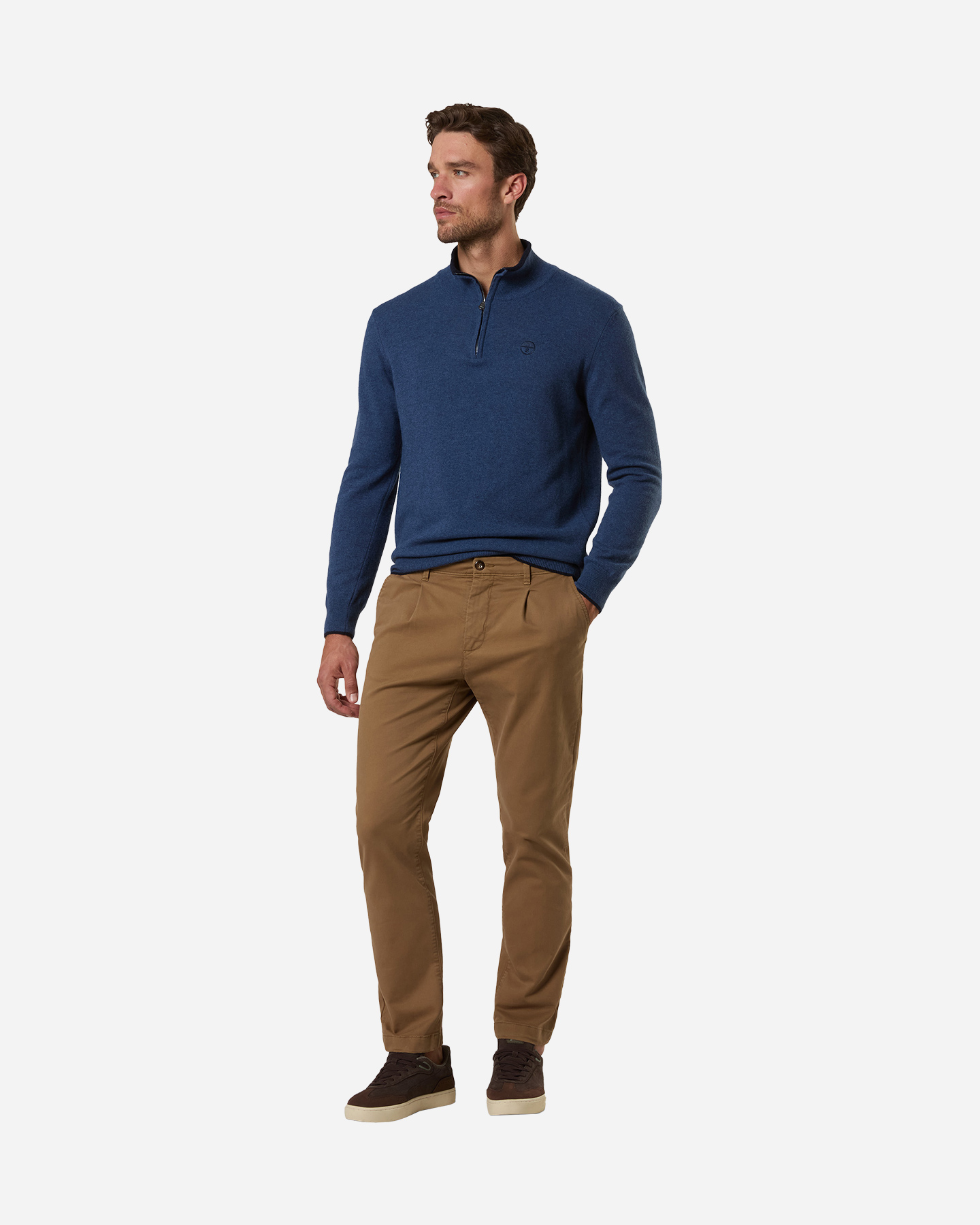 Maglione NORTH SAILS HALF ZIP CASHMERE M - Azzurro - 3 | Cisalfa Sport