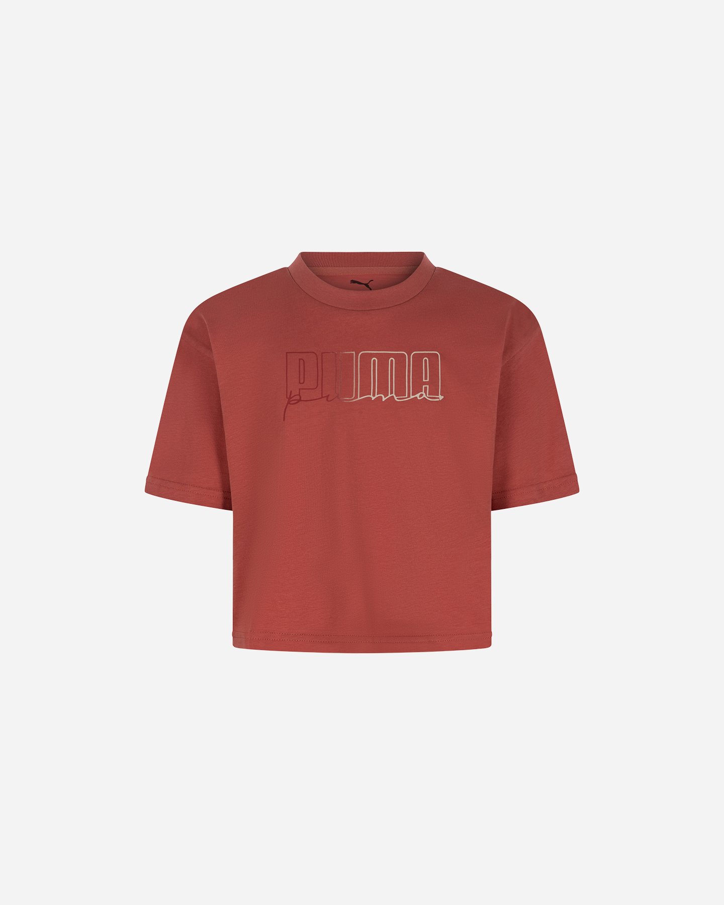 T-shirt PUMA CROP JR - Rosso - 0 | Cisalfa Sport