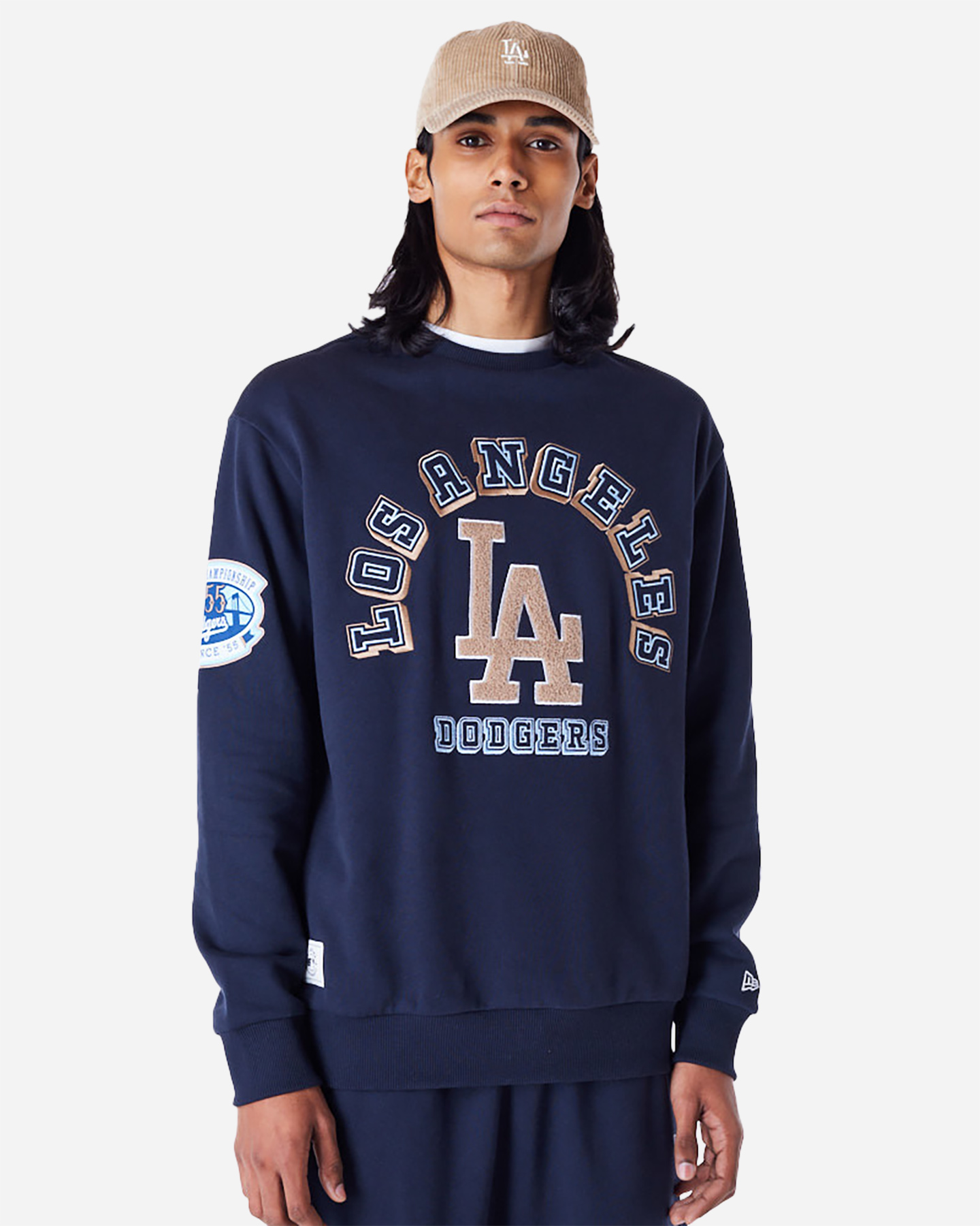 Felpa NEW ERA MLB WORLD SERIES BLOGO LA DODDGERS M - Blu Navy - 0 | Cisalfa Sport