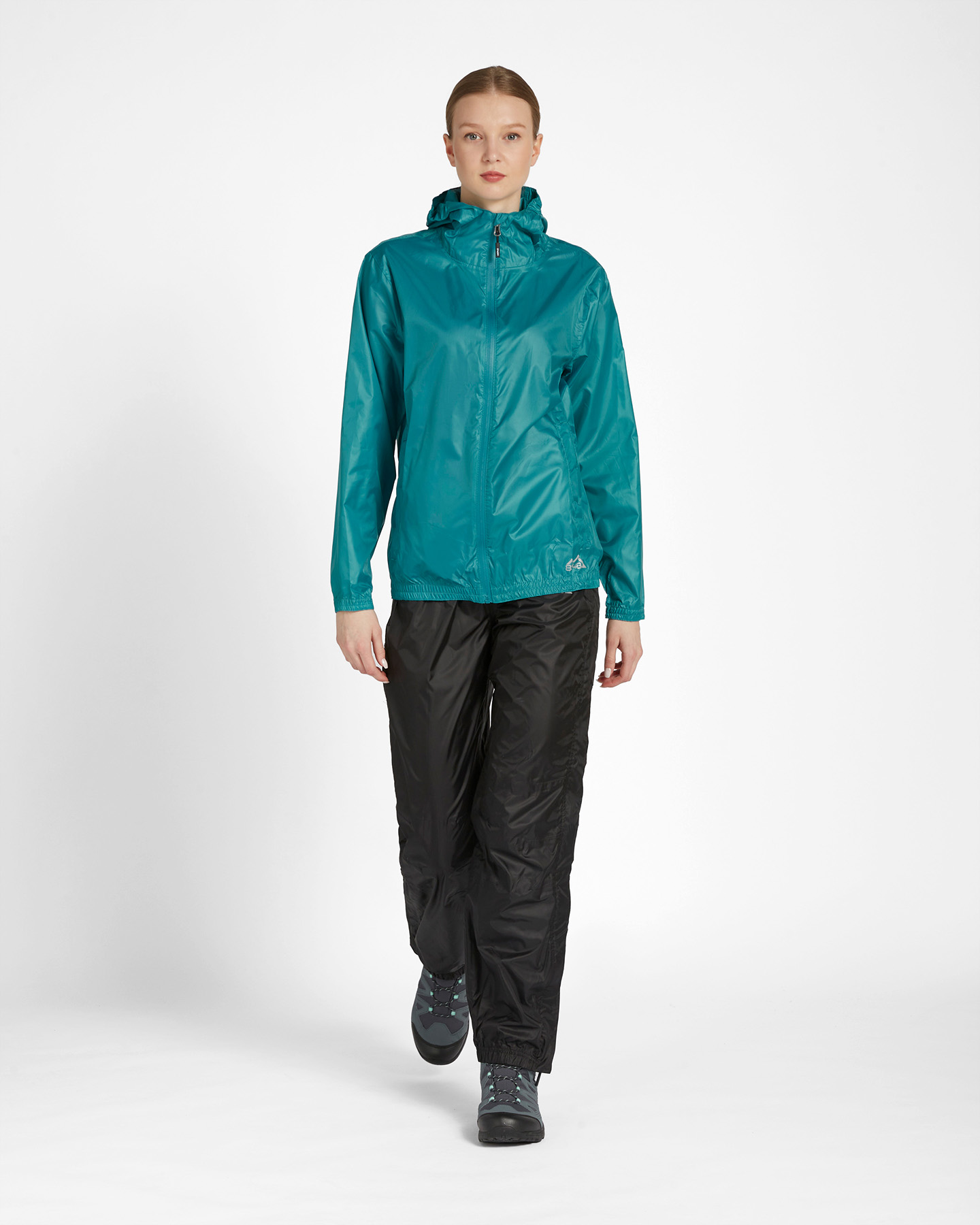 Giacca antipioggia 8848 RAIN PACKABLE W - Verde - 3 | Cisalfa Sport