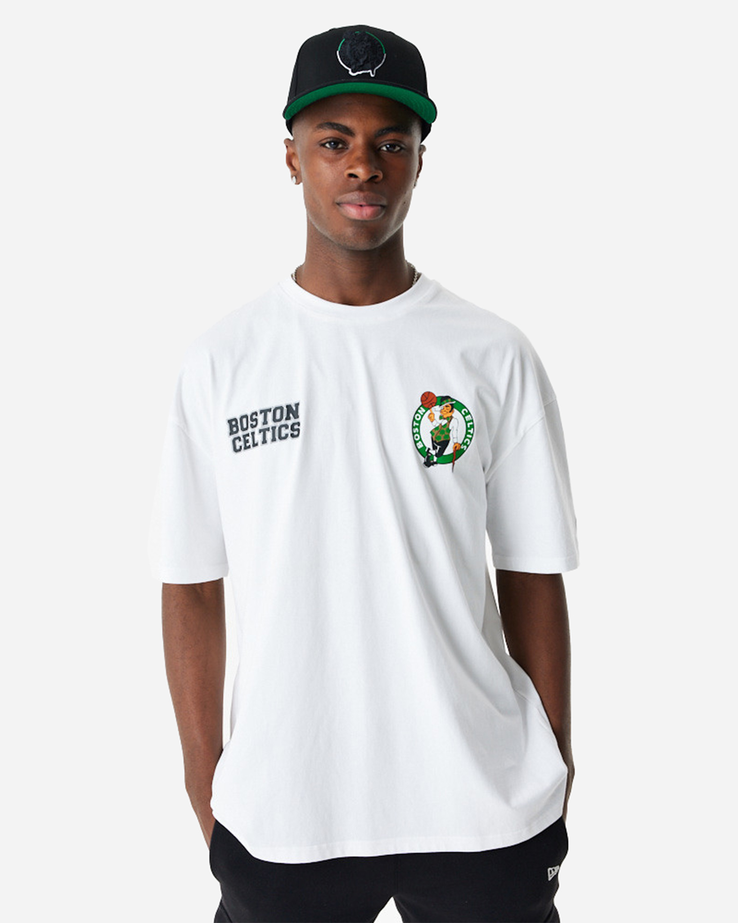 T-shirt NEW ERA LARGE GRAPHIC BP BOSTON CELTICS M - Bianco - 0 | Cisalfa Sport