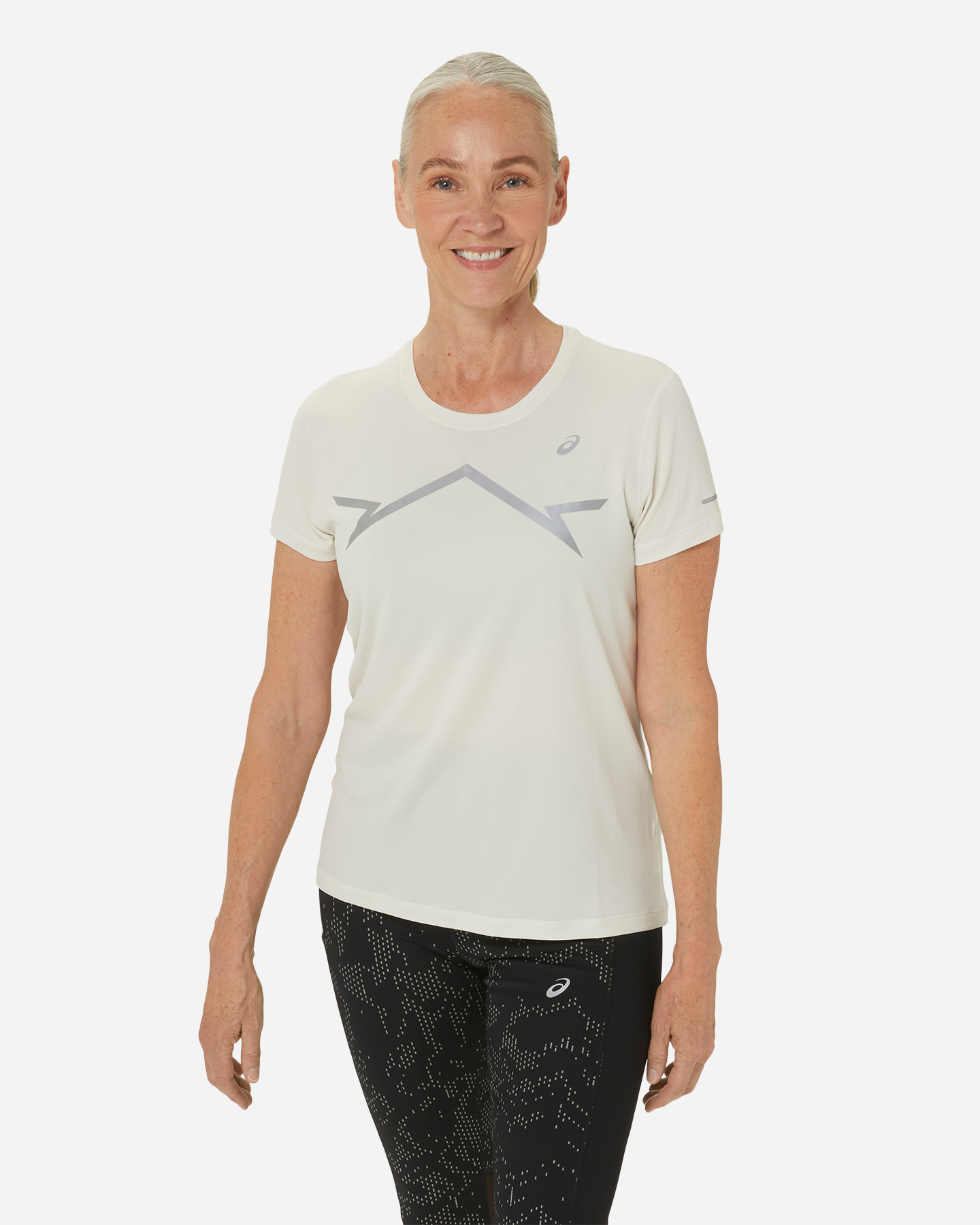 T-shirt running ASICS LITE-SHOW W - Bianco - 0 | Cisalfa Sport