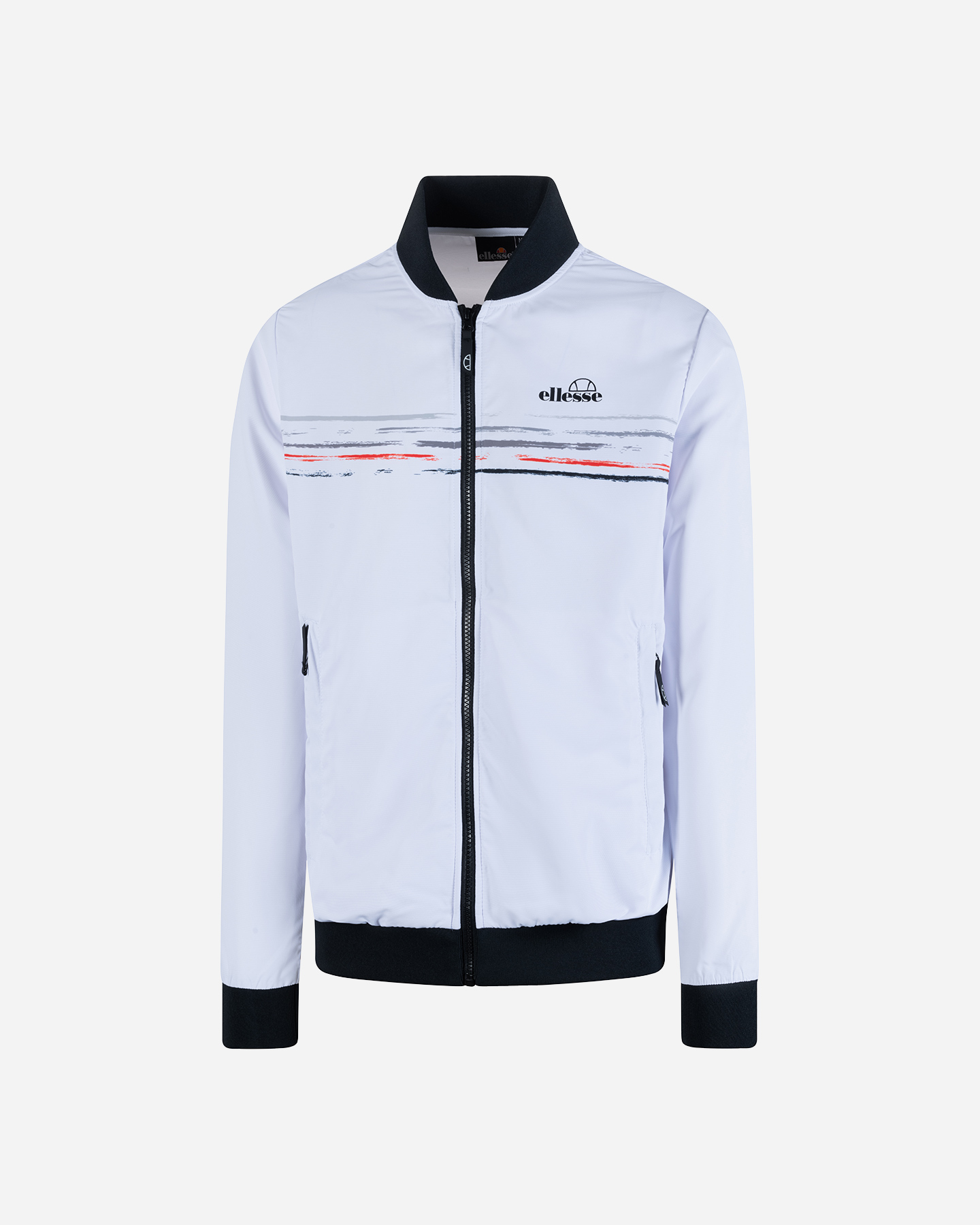 Giacca tennis ELLESSE FIVE STRIPES M - Bianco - 5 | Cisalfa Sport