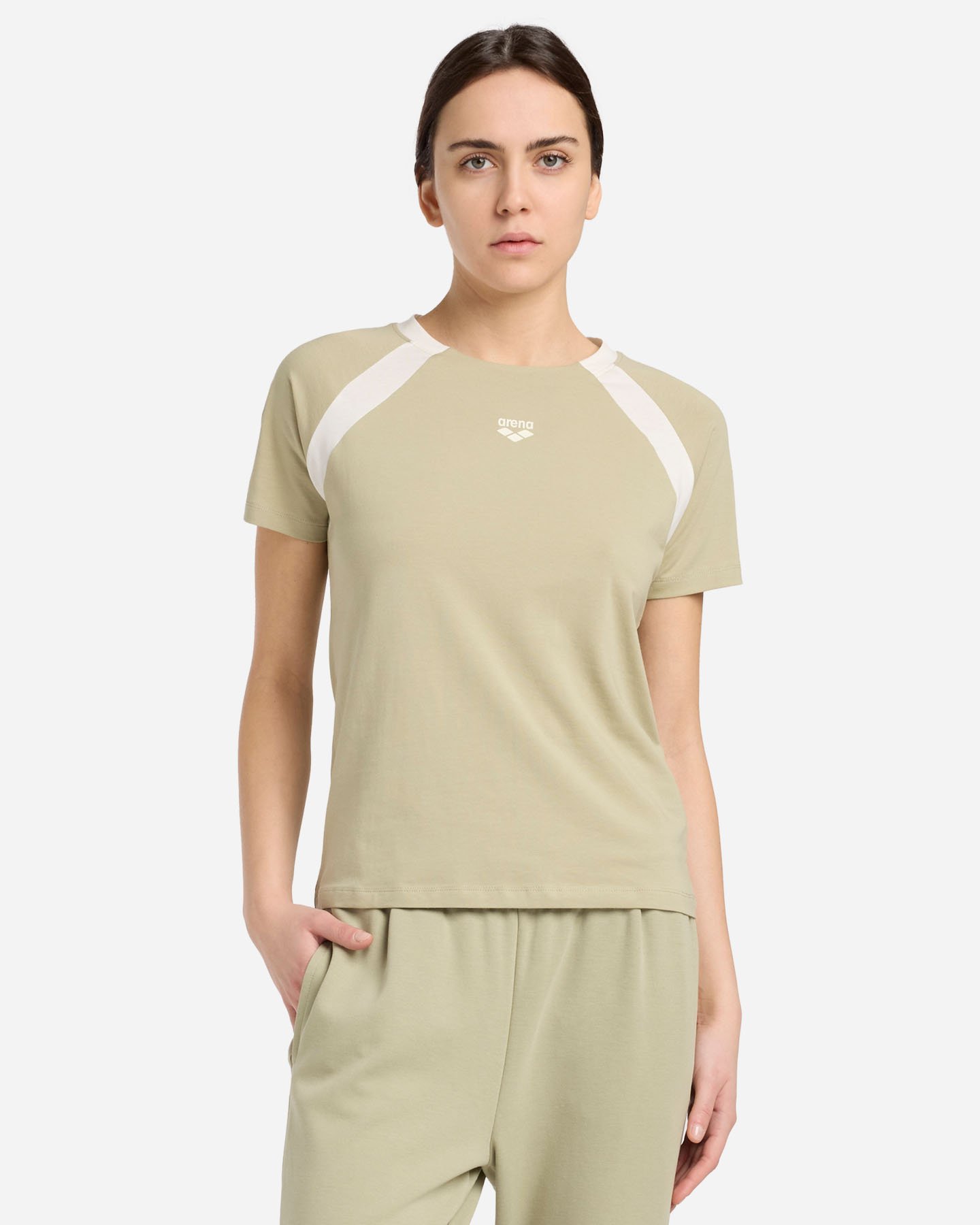 T-shirt ARENA ATHLETIC ESSENTIAL W - Verde - 1 | Cisalfa Sport