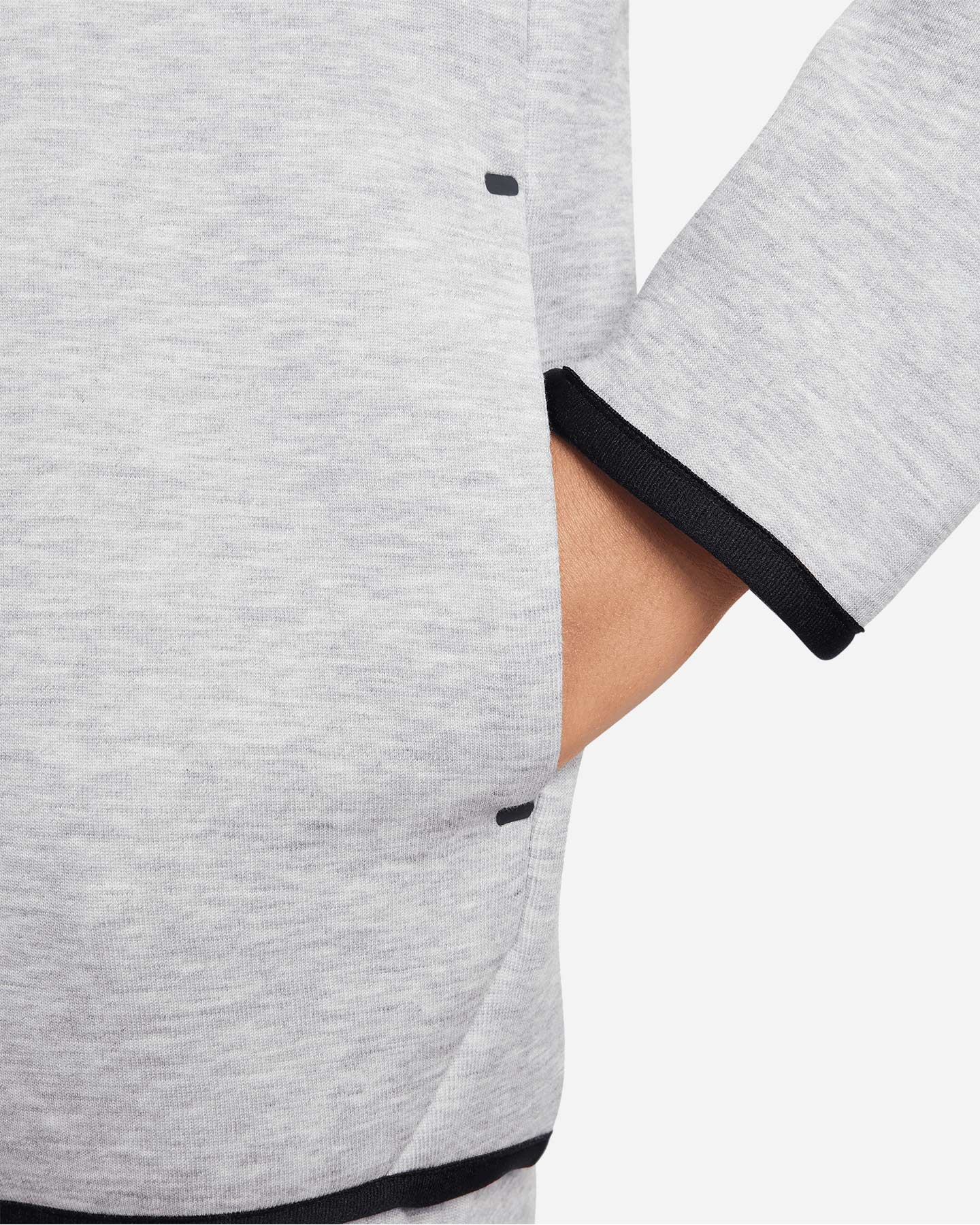 Felpa NIKE TECH FLEECE 2 JR - Grigio - 3 | Cisalfa Sport