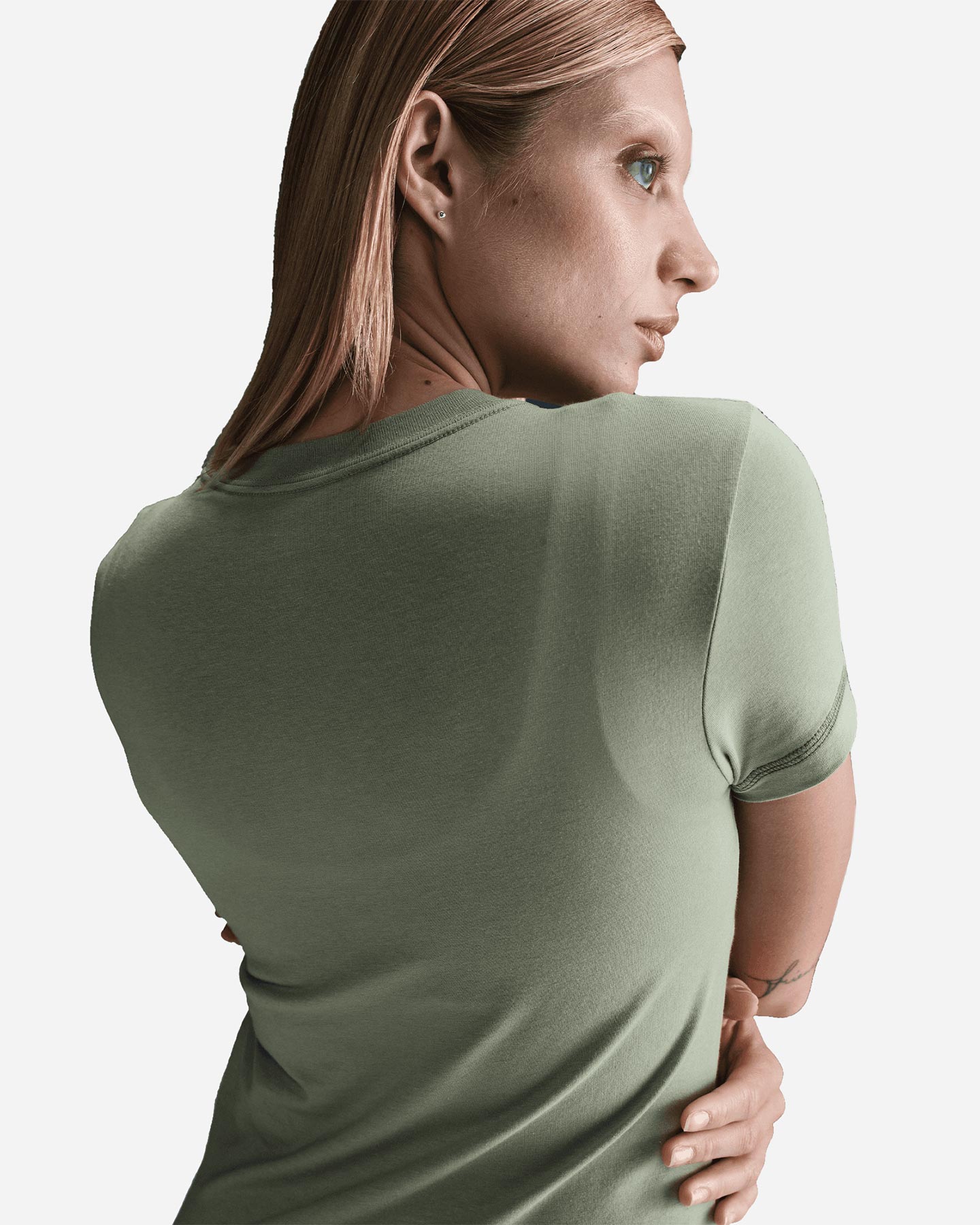 T-shirt NIKE SMALL LOGO CHILL W - Verde - 3 | Cisalfa Sport