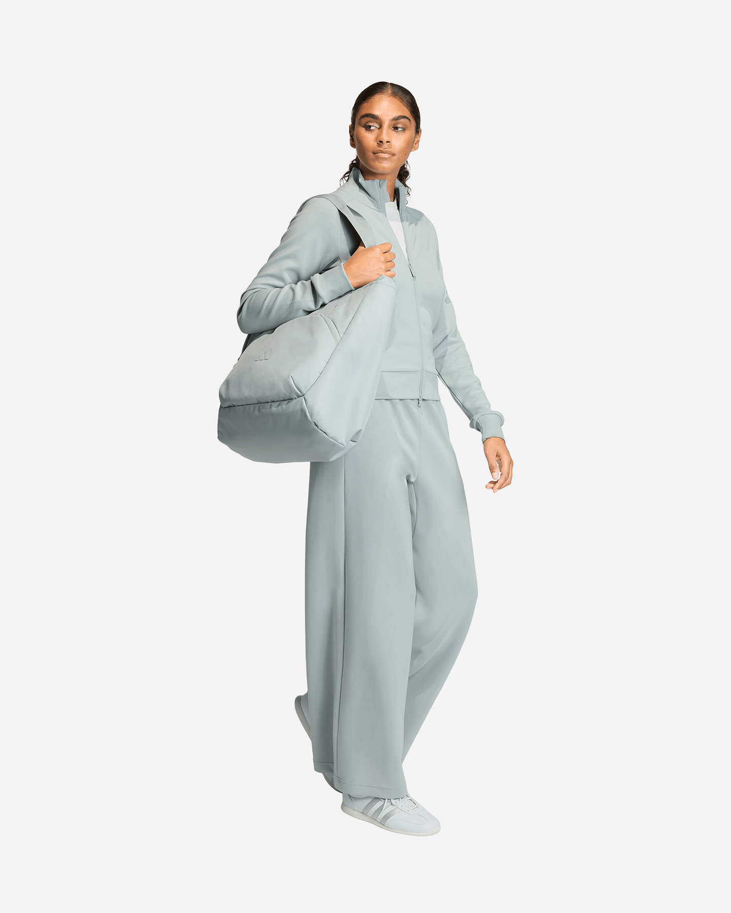 Felpa ADIDAS SOFT LUX W - Azzurro - 3 | Cisalfa Sport