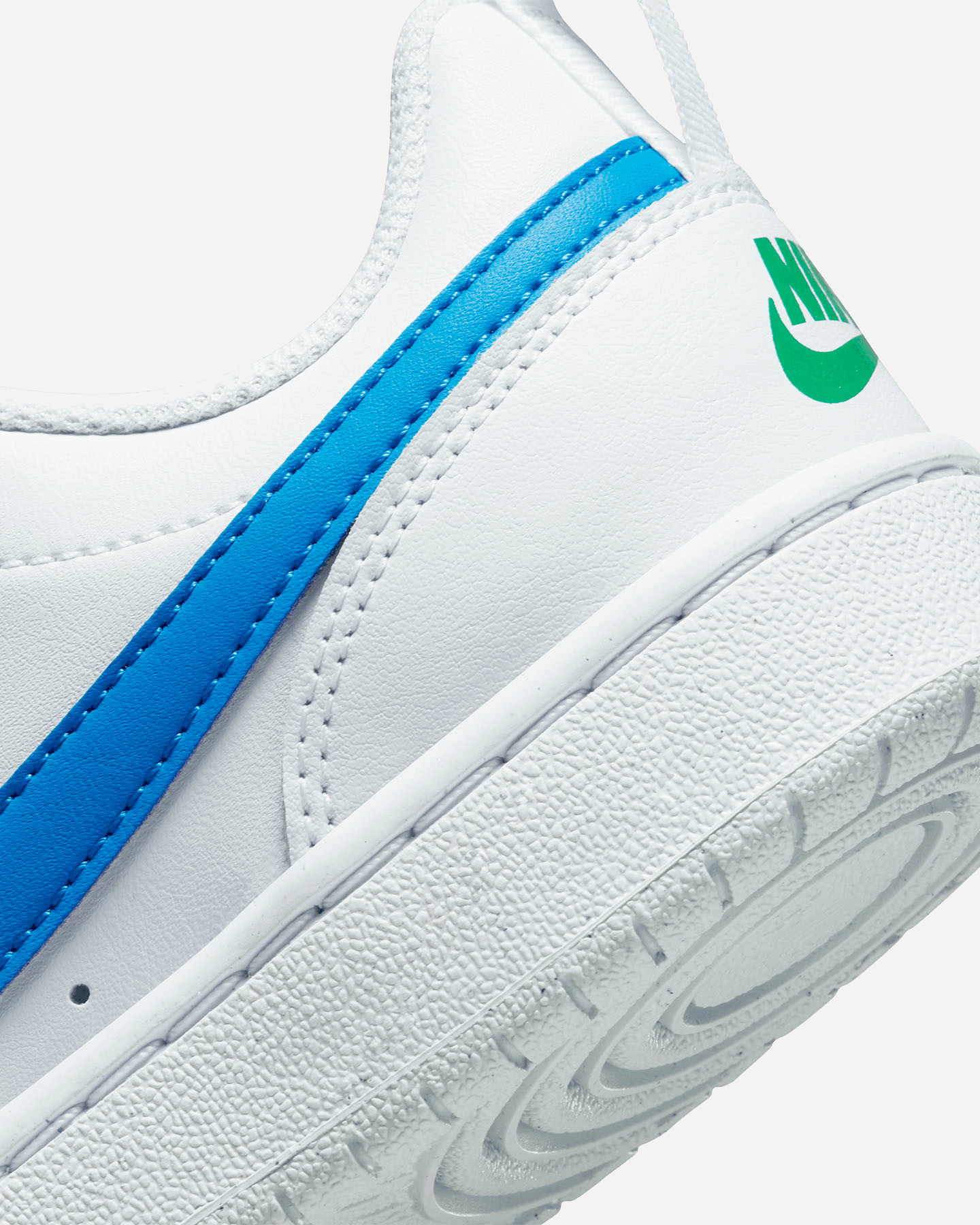Scarpe sneakers NIKE COURT BOROUGH LOW 2 GS JR - Bianco - 5 | Cisalfa Sport