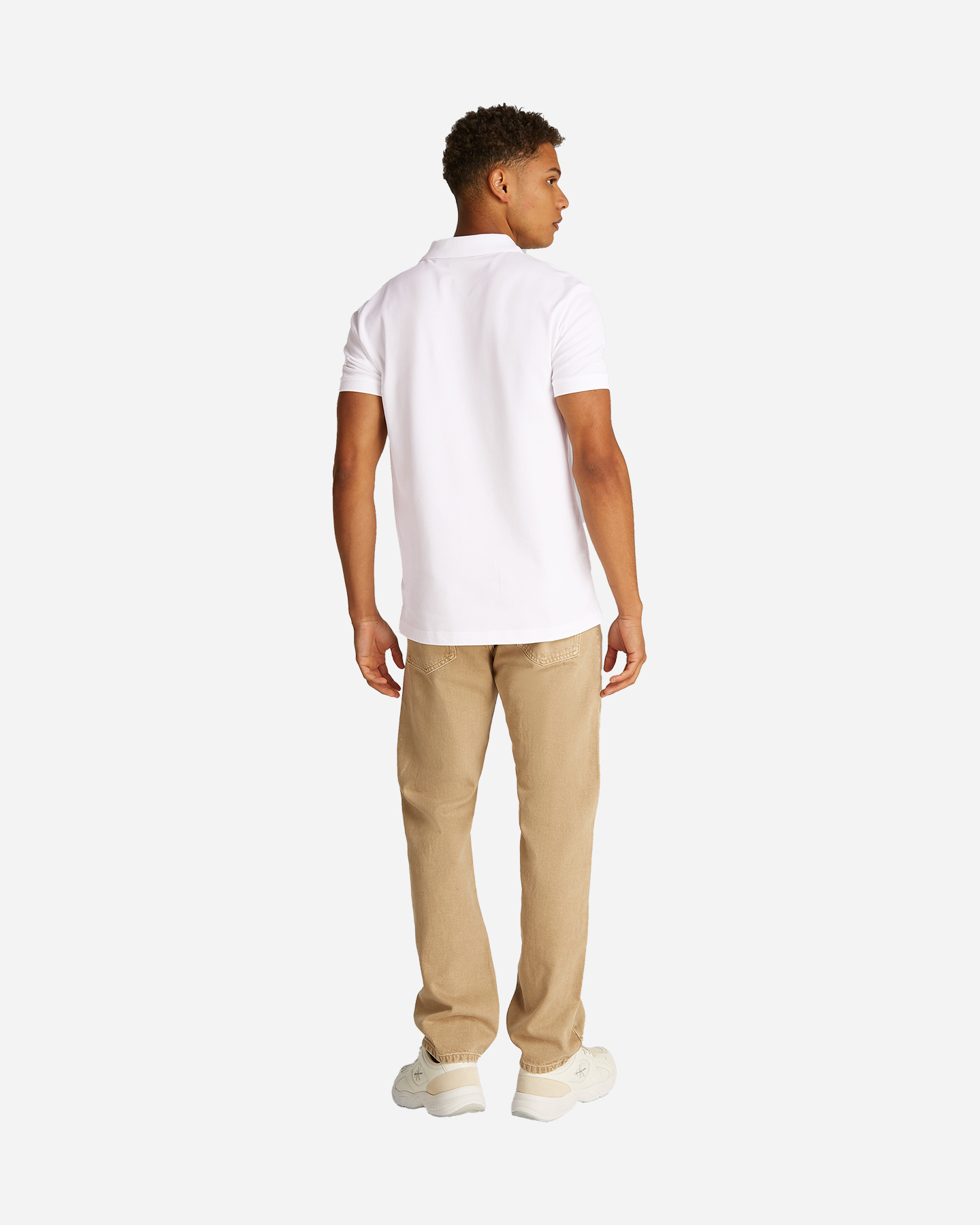 Polo CALVIN KLEIN JEANS MONOLOGO M - Bianco - 2 | Cisalfa Sport