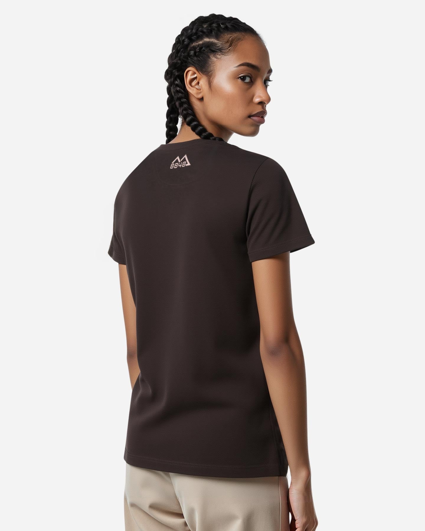 T-shirt 8848 MOUNTAIN ESSENTIAL W - Marrone - 4 | Cisalfa Sport
