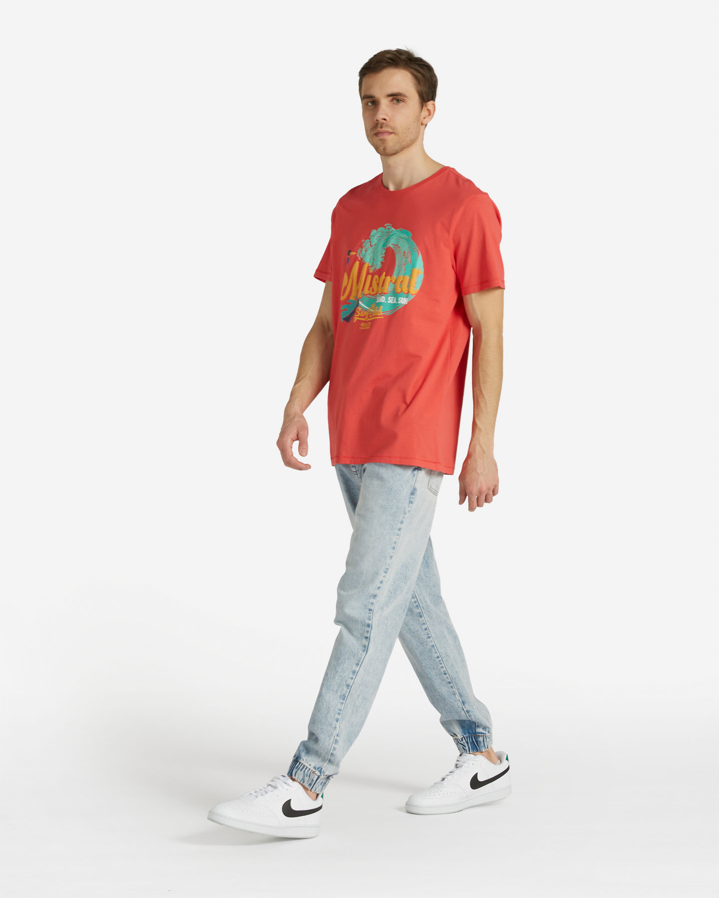 T-shirt MISTRAL SAND SEA SUN M - Rosso - 3 | Cisalfa Sport
