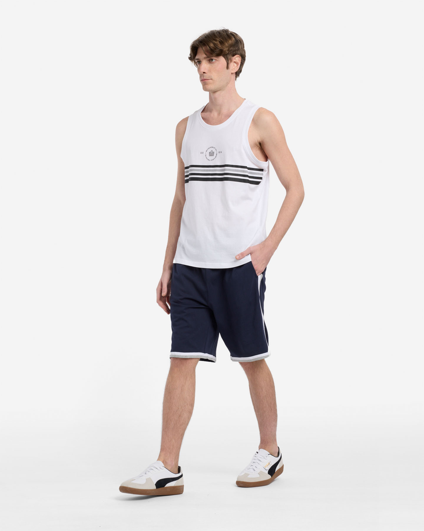 Canotta ADMIRAL ESSENTIAL ATHLETE M - Bianco - 4 | Cisalfa Sport