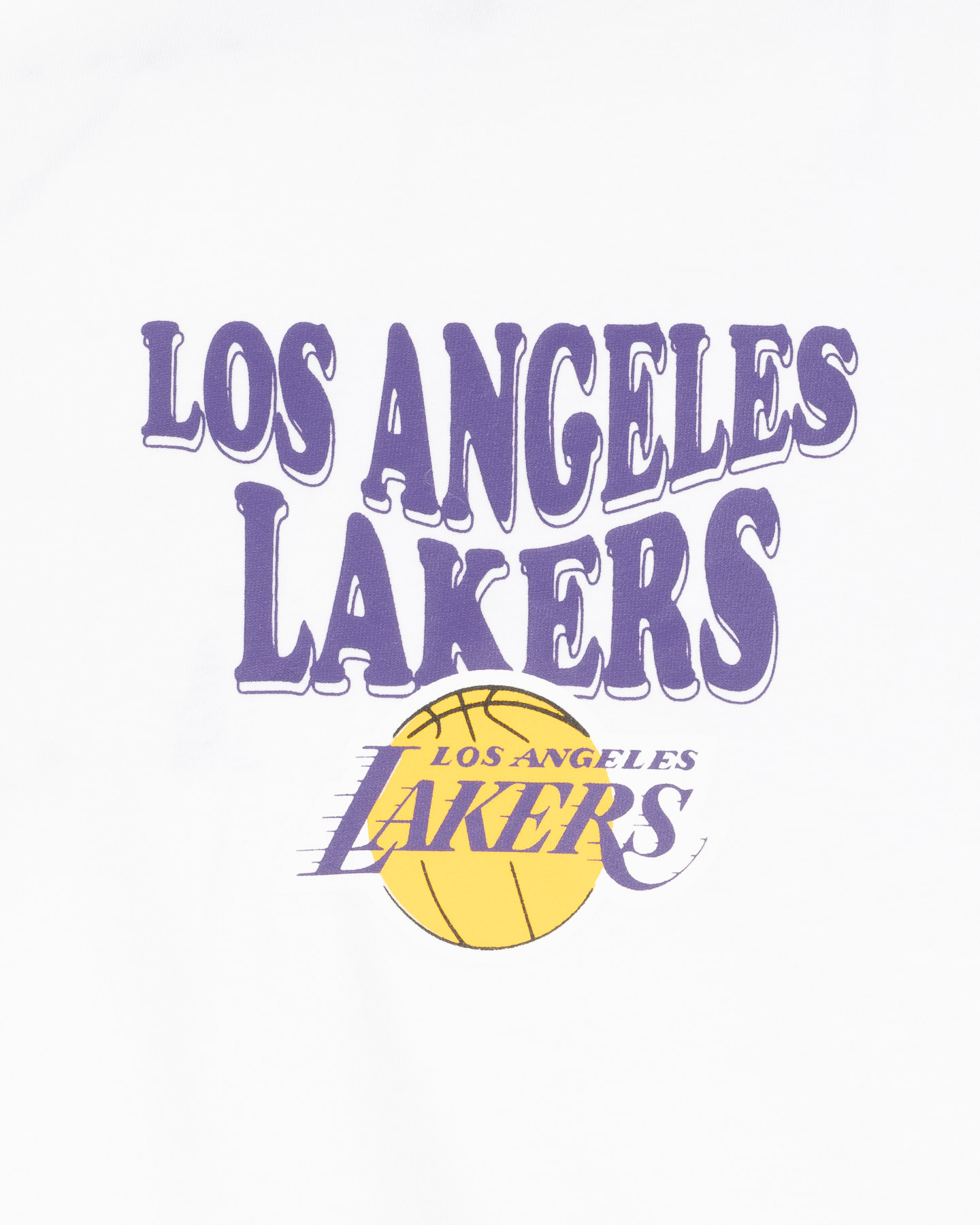 T-shirt NEW ERA SCRIPT LOS ANGELES LAKERS M - Bianco - 2 | Cisalfa Sport