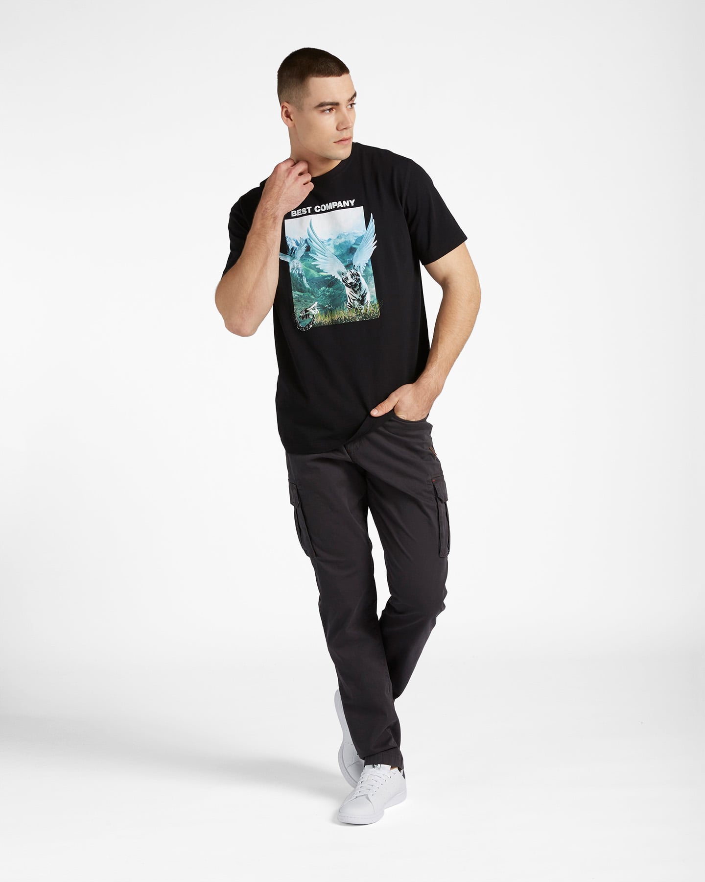T-shirt BEST COMPANY BOX TIGER M - Nero - 1 | Cisalfa Sport