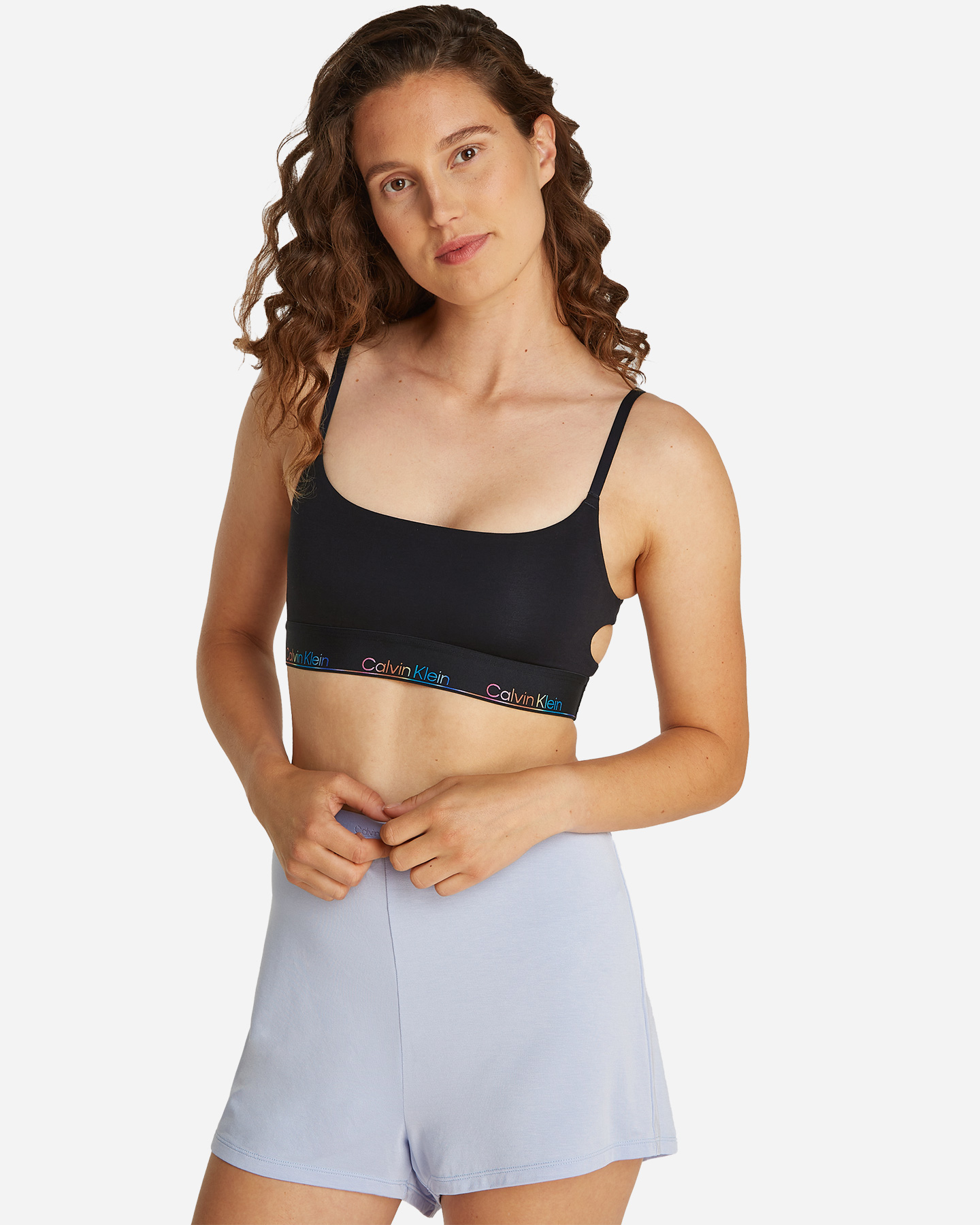Intimo CALVIN KLEIN UNDERWEAR PRIDE UNLINED BRALETTE W - Nero - 1 | Cisalfa Sport