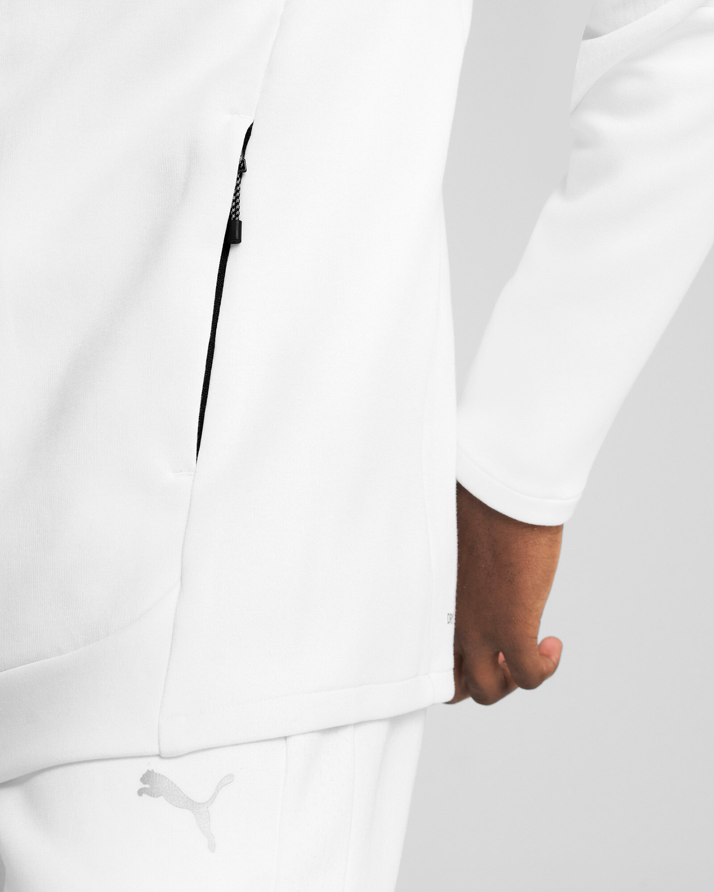 Felpa PUMA EVOSTRIPE KNIT M - Bianco - 5 | Cisalfa Sport