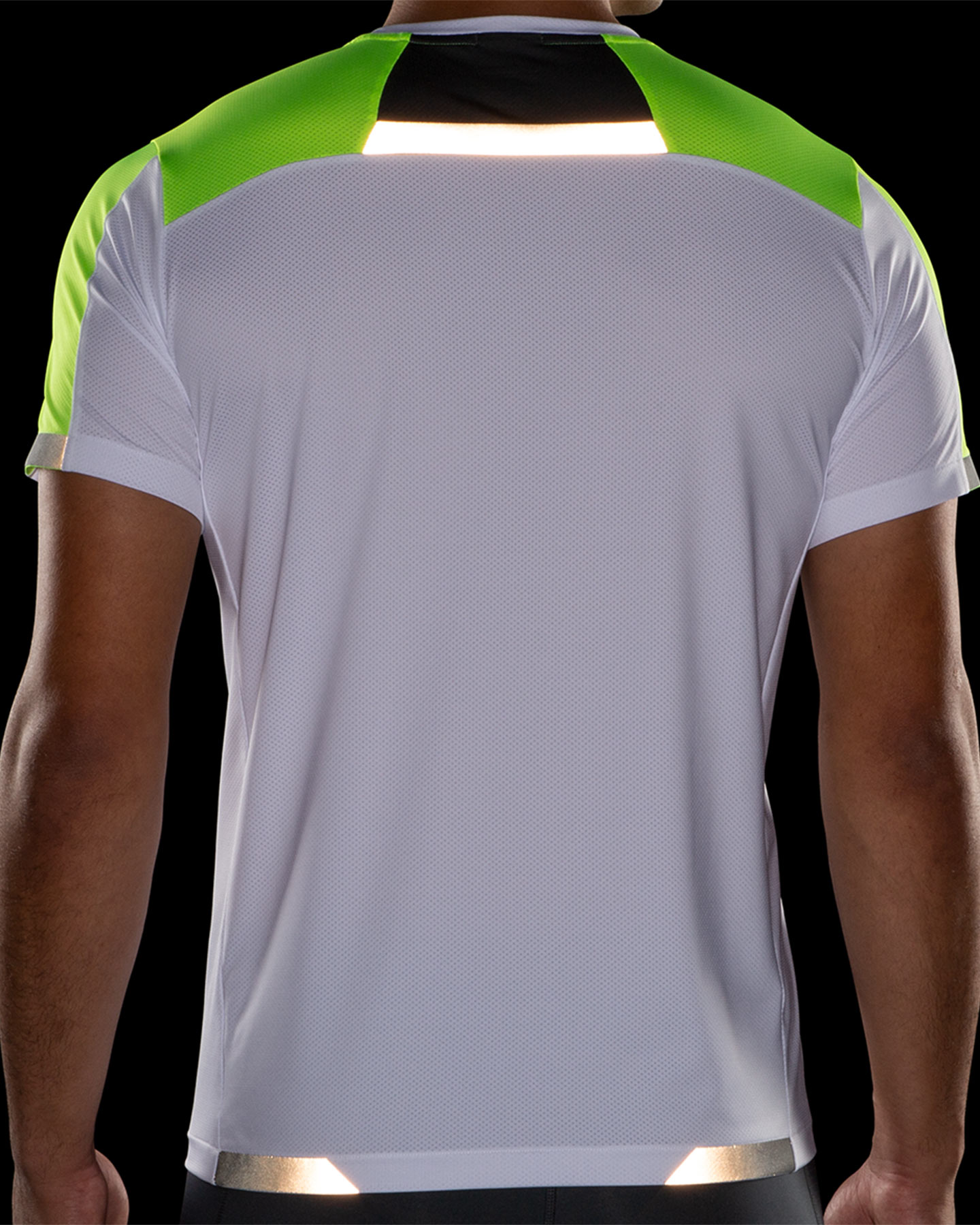 T-shirt running BROOKS RUN VISIBLE M - Bianco - 4 | Cisalfa Sport