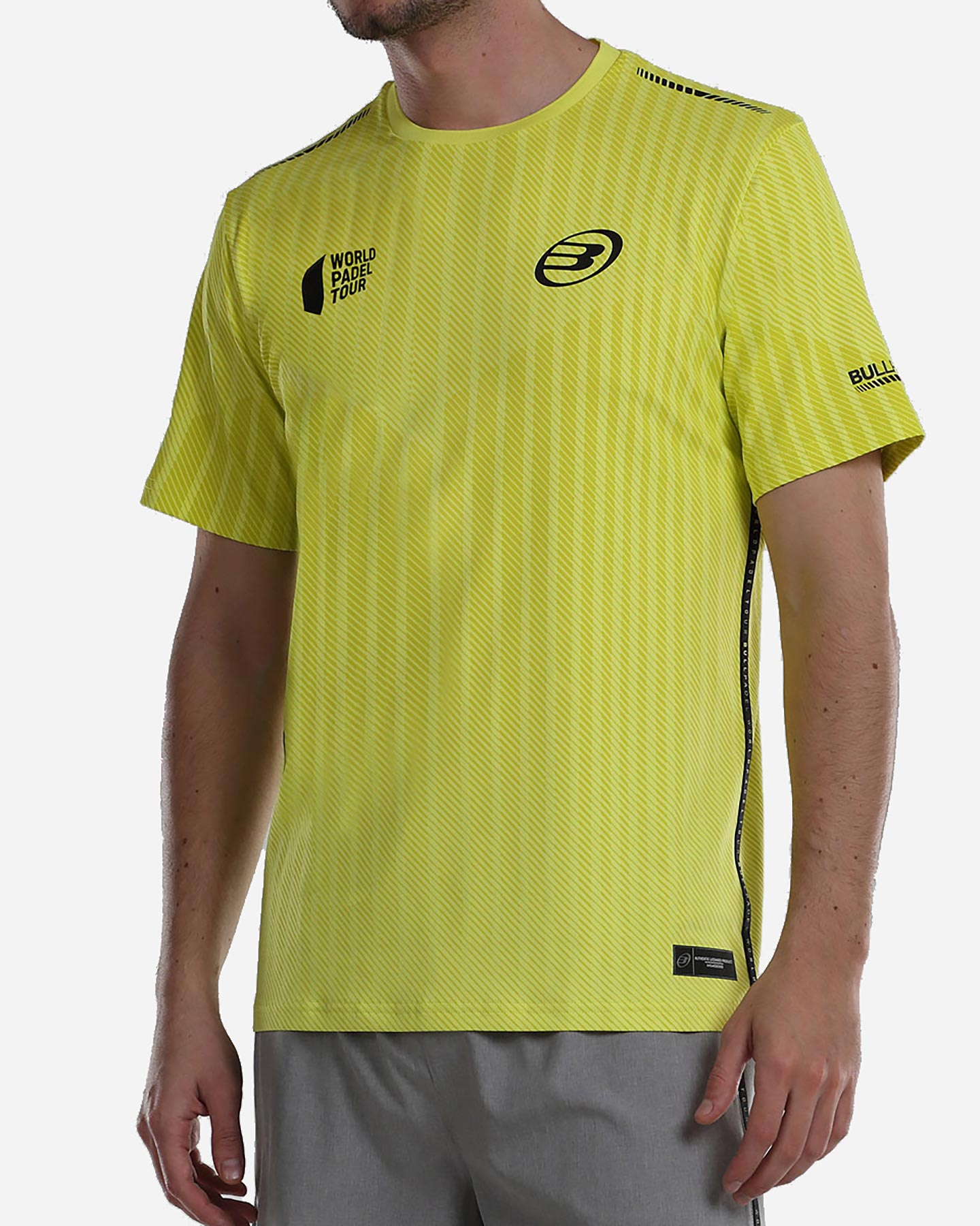 T-shirt tennis BULLPADEL LIMBO M - Giallo - 1 | Cisalfa Sport