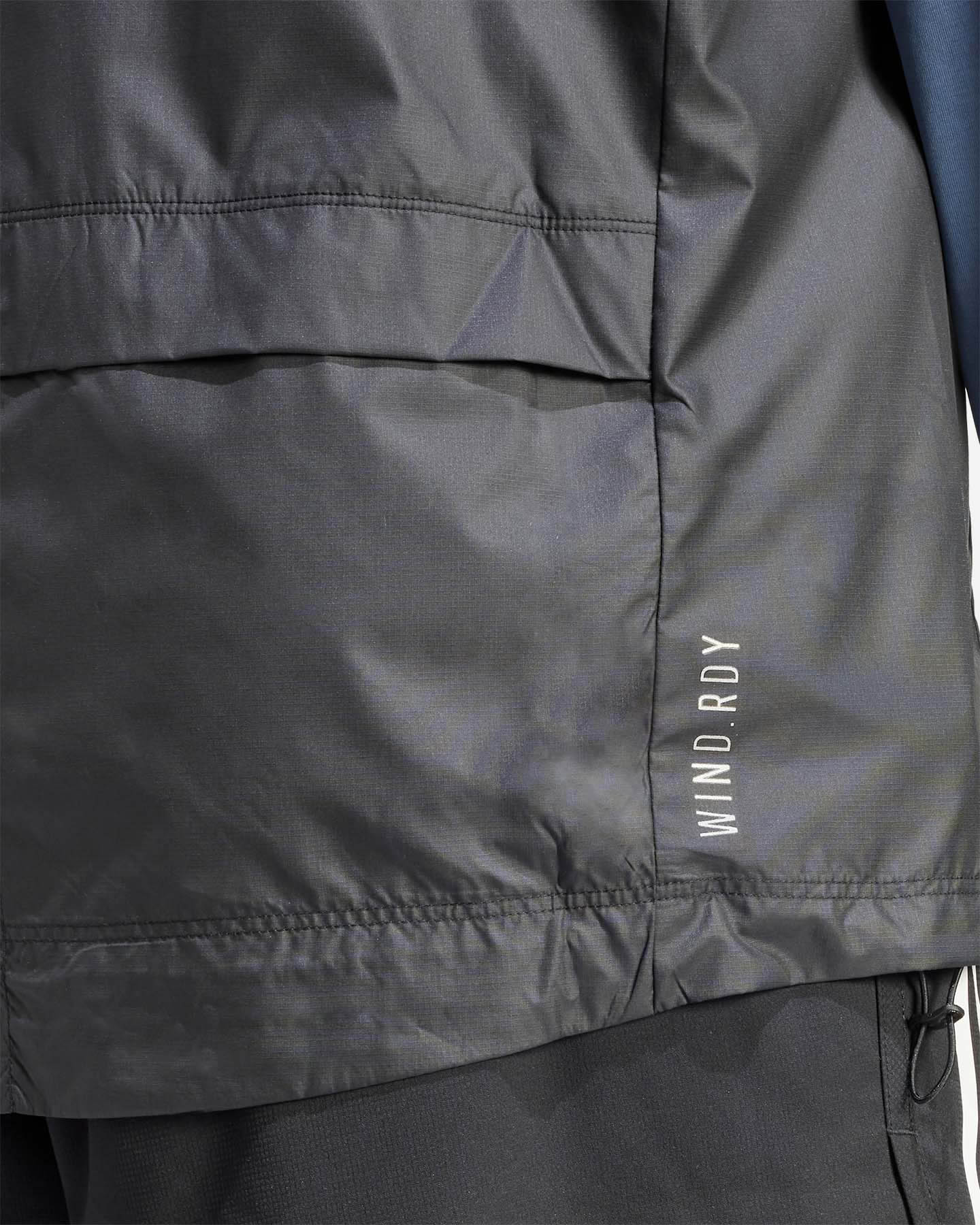 Giacca running ADIDAS OTR M - Nero - 5 | Cisalfa Sport