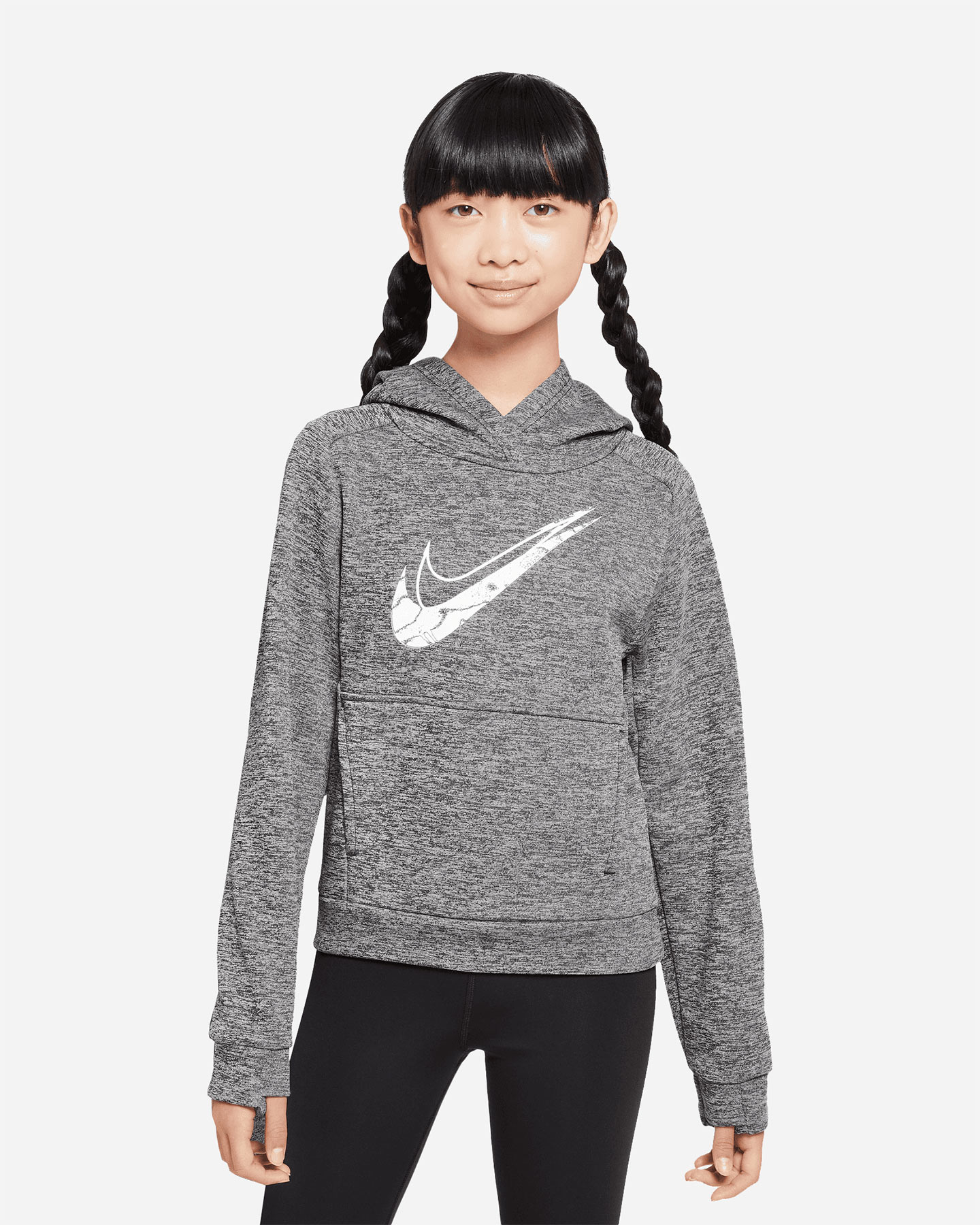 Felpa NIKE THERMA SMOKE JR - Nero - 0 | Cisalfa Sport