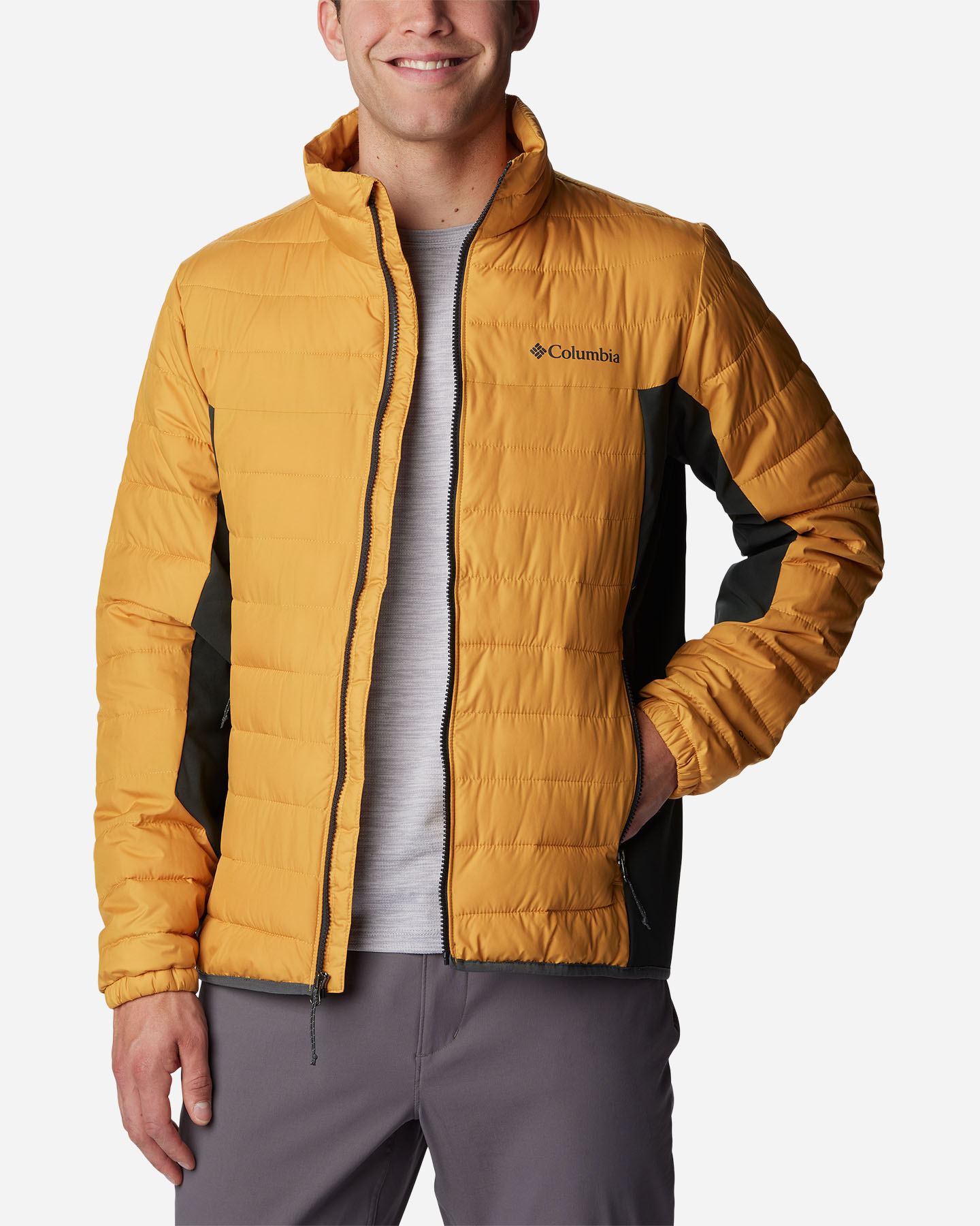 Giacca outdoor COLUMBIA POWDER LITE M - Giallo - 3 | Cisalfa Sport