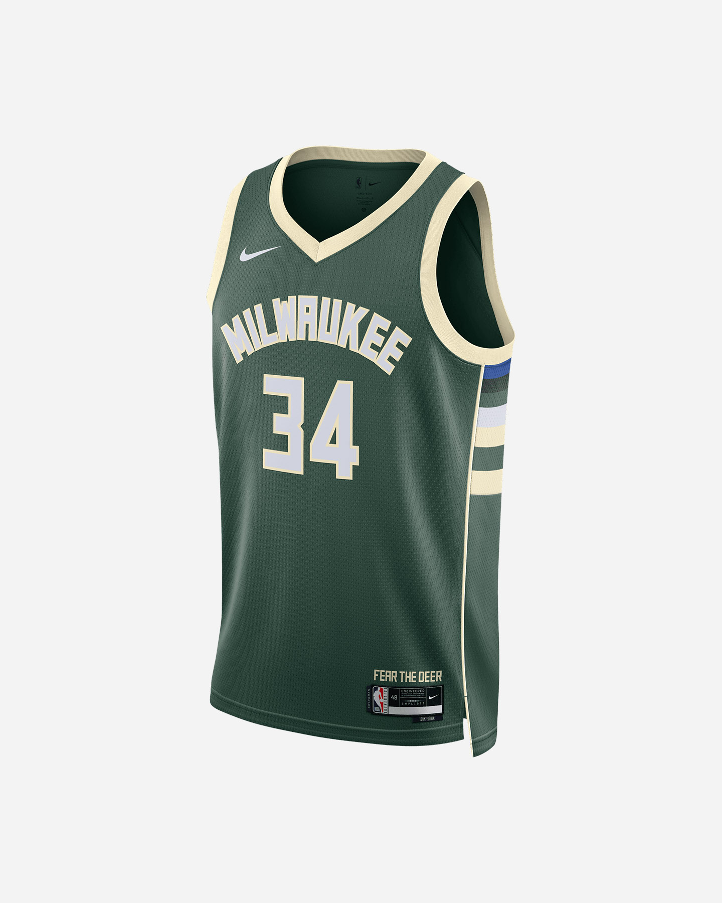 Canotta basket NIKE ICON MILWAUKEE ANTETOKOUNMPO SWINGMAN M - Verde - 0 | Cisalfa Sport