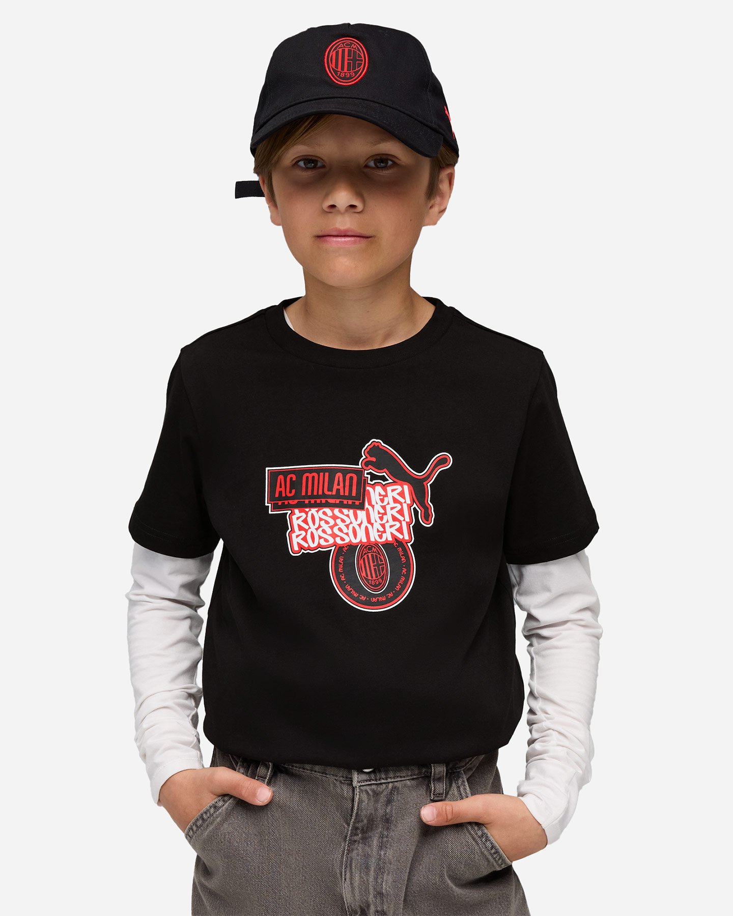 Abbigliamento calcio ufficiale PUMA MILAN FTBLCULTURE JR - Color mix - 2 | Cisalfa Sport