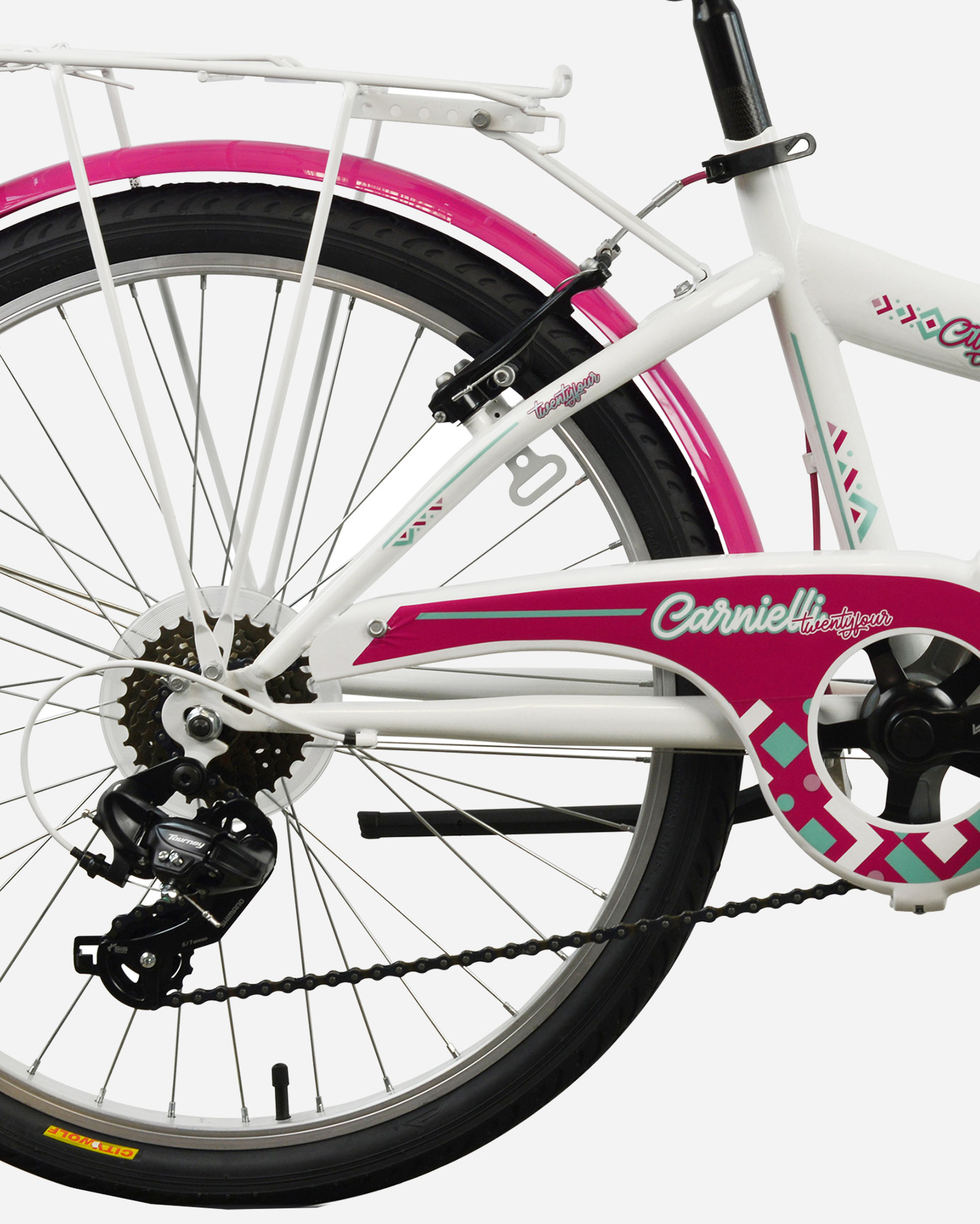 Bici junior CARNIELLI BIKE 24 CHARLOTTE JR - Bianco - 1 | Cisalfa Sport