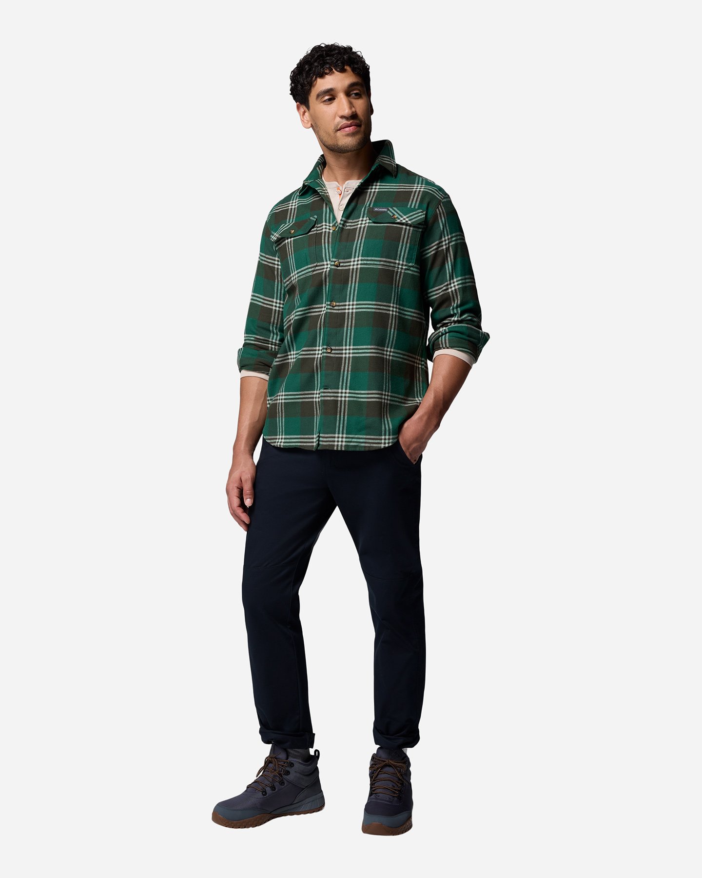 Camicia COLUMBIA FLARE GUN M - Verde - 3 | Cisalfa Sport