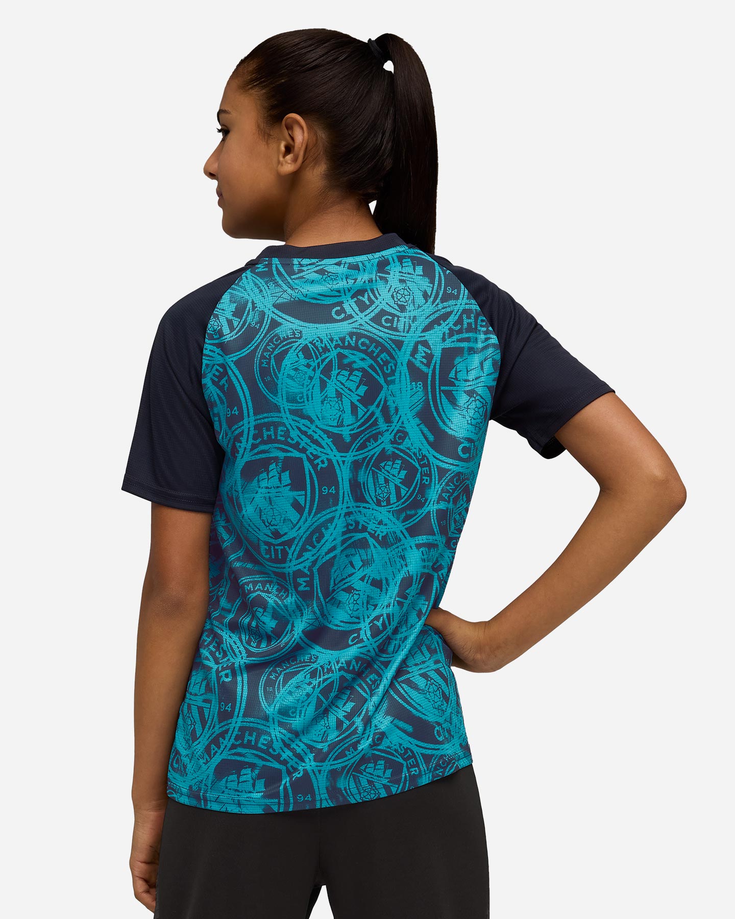 Abbigliamento calcio ufficiale PUMA PREMATCH MANCHESTER CITY 26 JR - Color mix - 3 | Cisalfa Sport