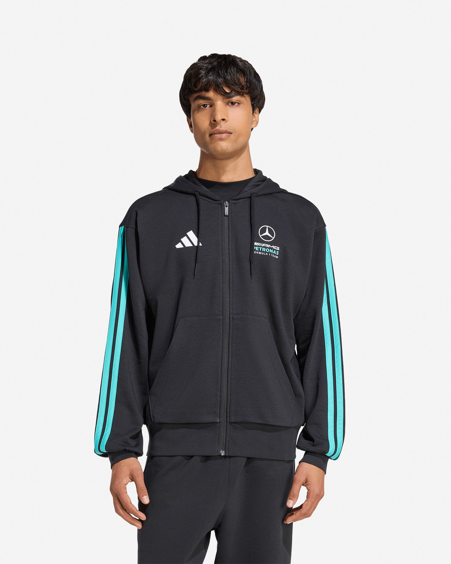 Felpa ADIDAS MERCEDES DNA M - Nero - 1 | Cisalfa Sport