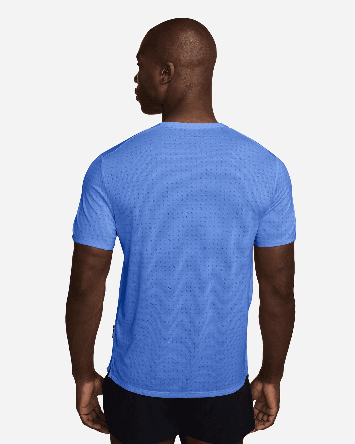 T-shirt running NIKE BREATHE MILER M - Blu - 1 | Cisalfa Sport