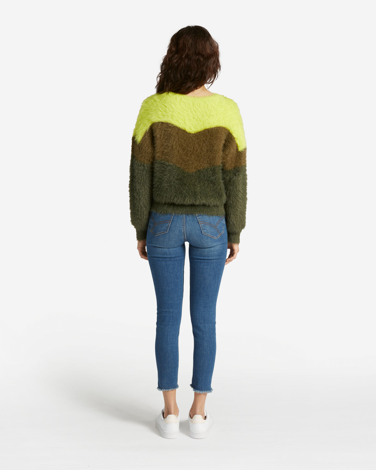 Maglione MISTRAL CHEVRON ON TONE W - Verde - 2 | Cisalfa Sport