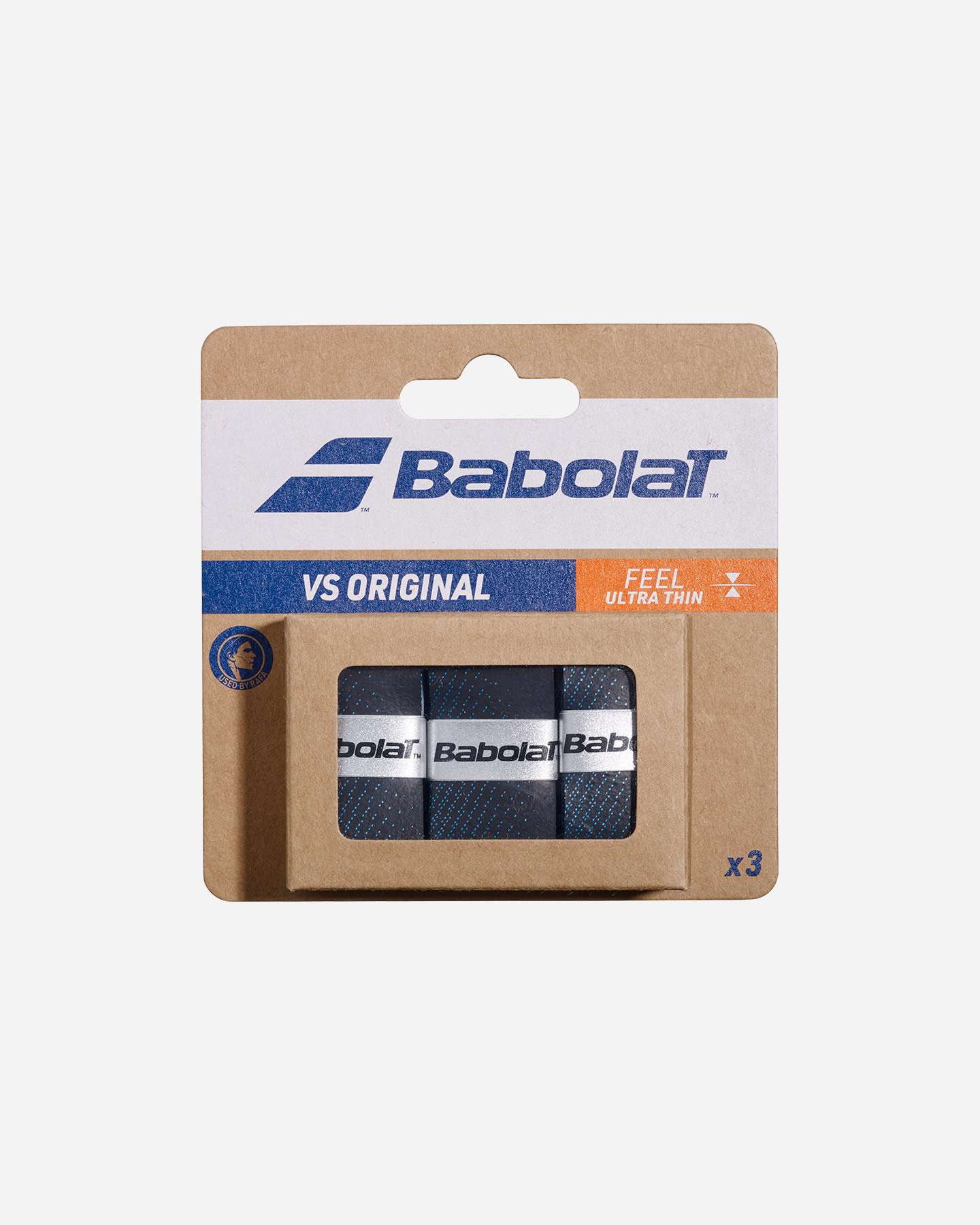 Grip tennis BABOLAT VS ORIGINAL X3  - Nero - 0 | Cisalfa Sport
