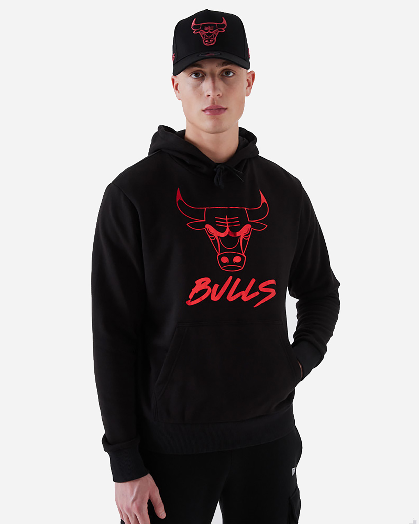 Felpa NEW ERA METALLIC CHICAGO BULLS M - Nero - 0 | Cisalfa Sport